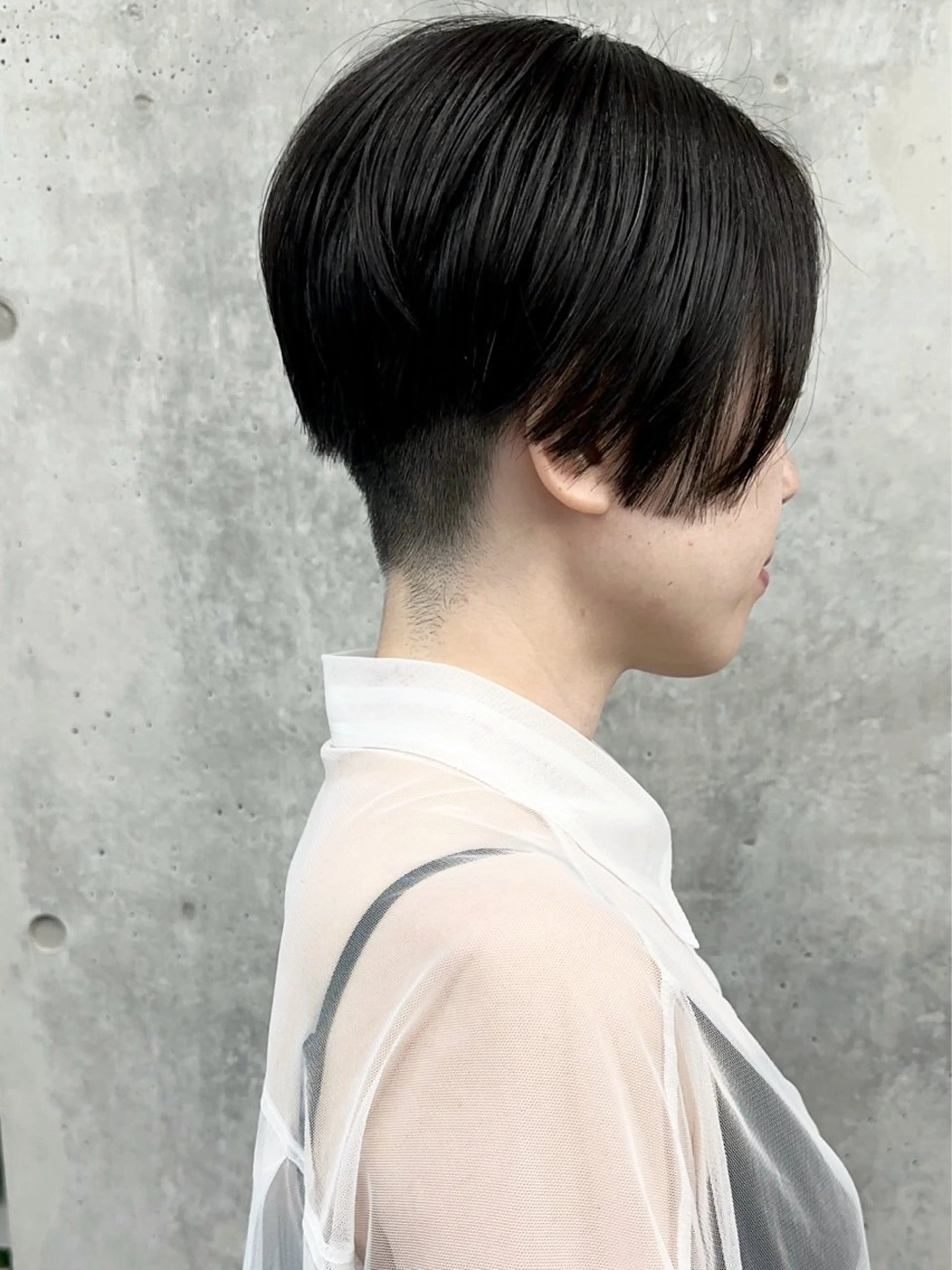 ショート カット ヘッドスパ ボブ/ゆるふわ ボブパーマ/とういのヘアスタイル