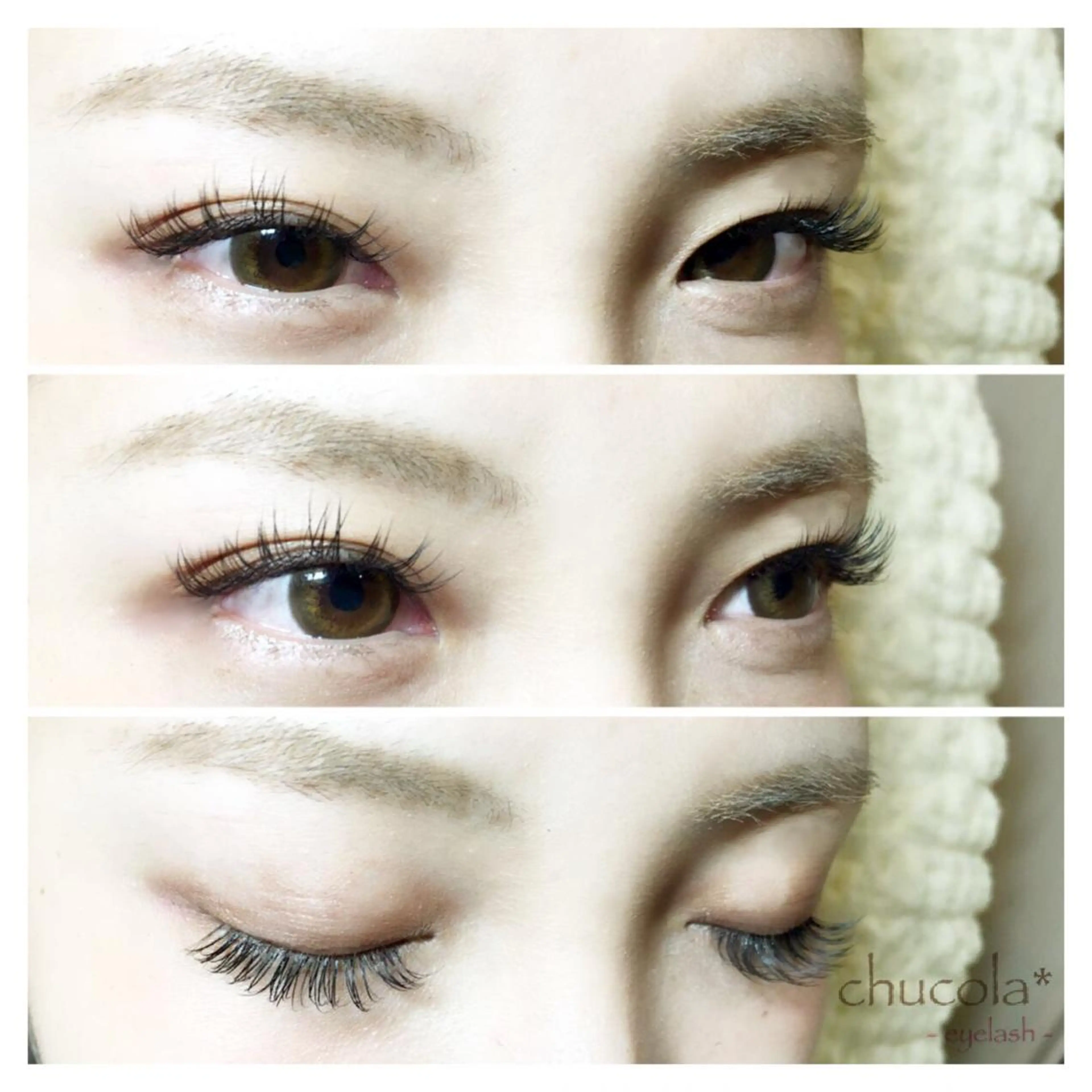 マツエク・マツパ Cカール フラットラッシュ ボリュームラッシュ マツエク chucola *のマツエク・マツパデザイン