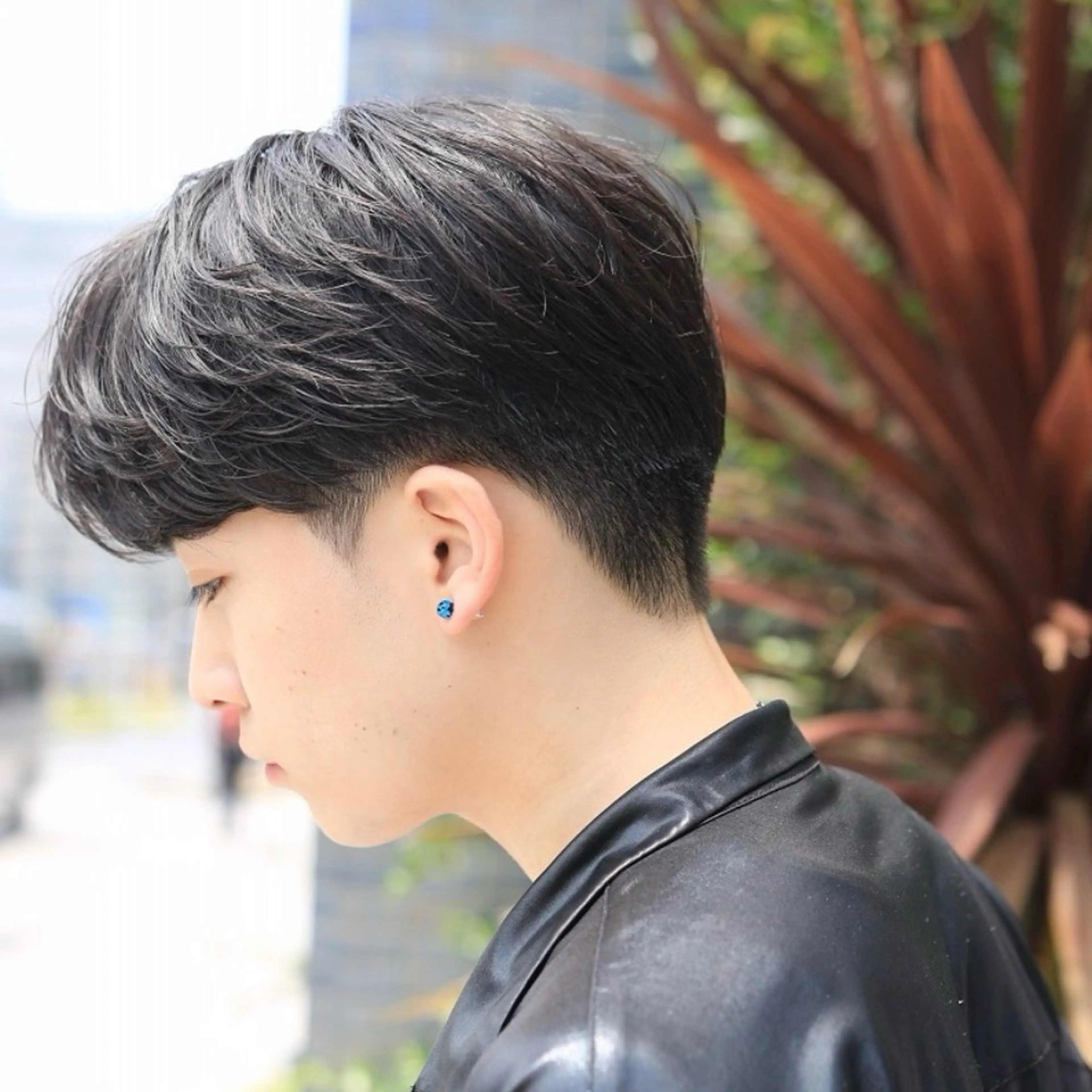 メンズ センターパート 刈り上げ 上向井 真志【メンズ美容師】のヘアスタイル