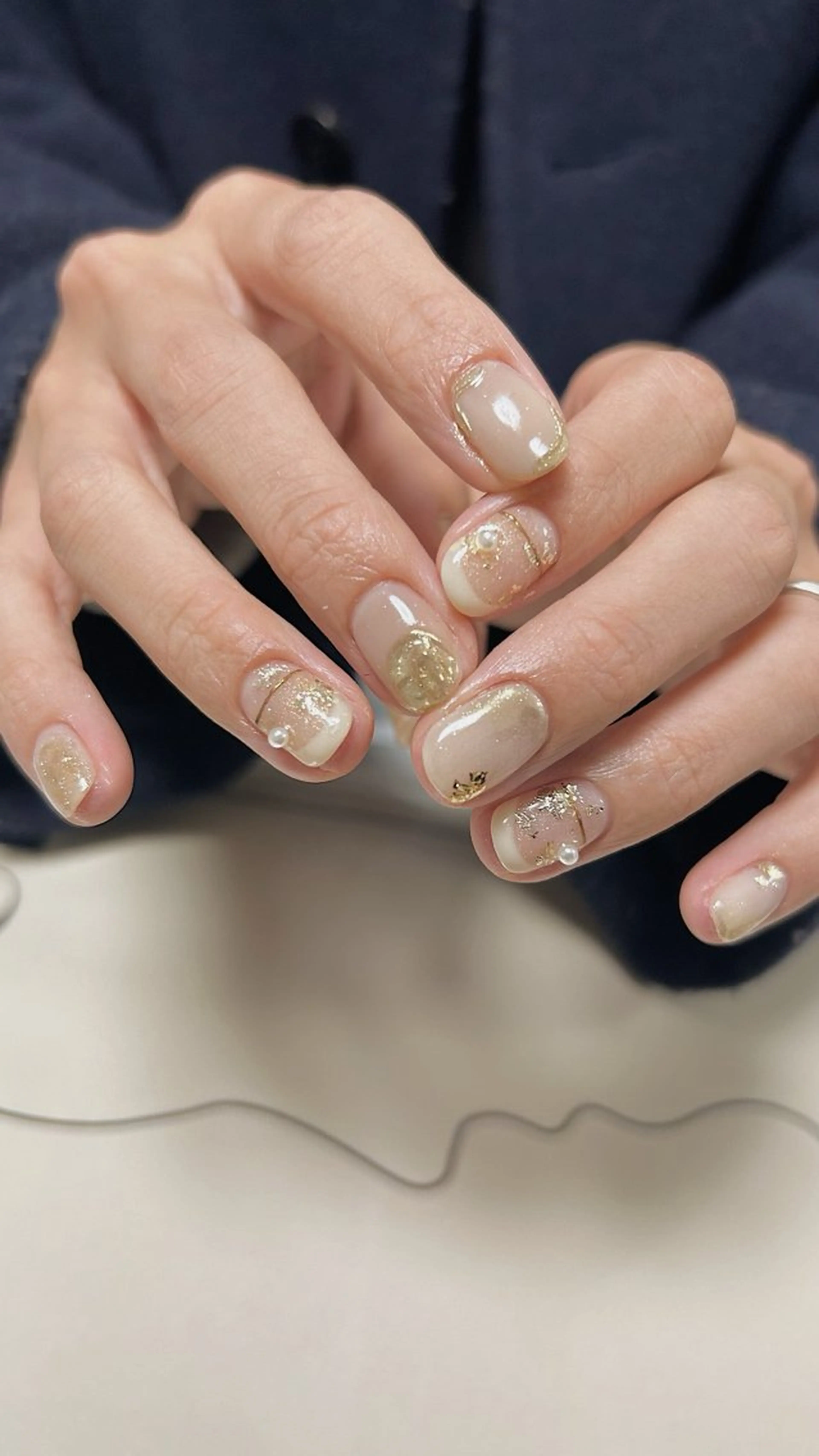 ネイル ハンドネイル Lull ネイル/ HBL/ハンドケアのネイルデザイン