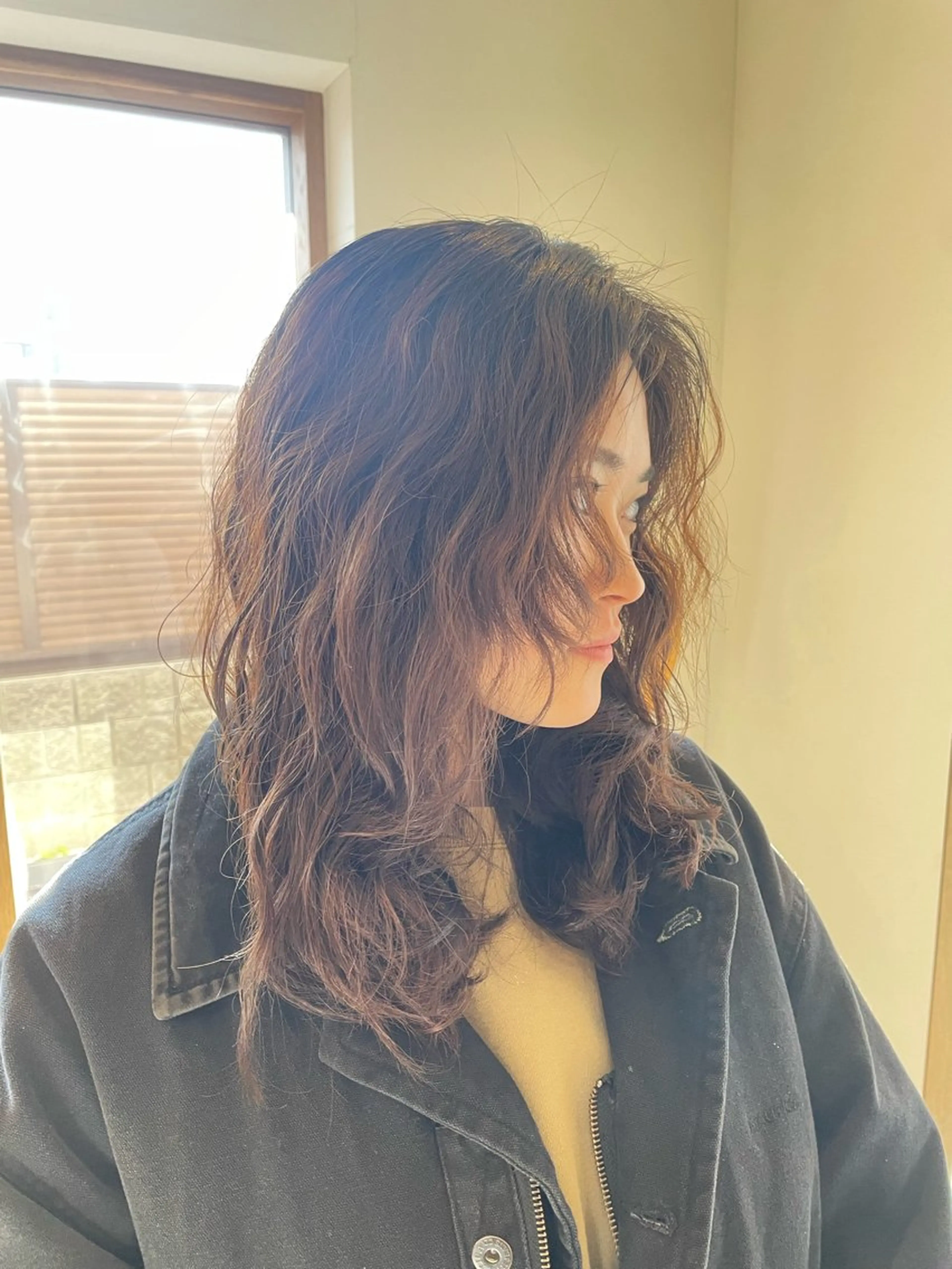 セミロング セミロングパーマ カット ボブ/艶カラー 鎌倉/MIHO🌼のヘアスタイル