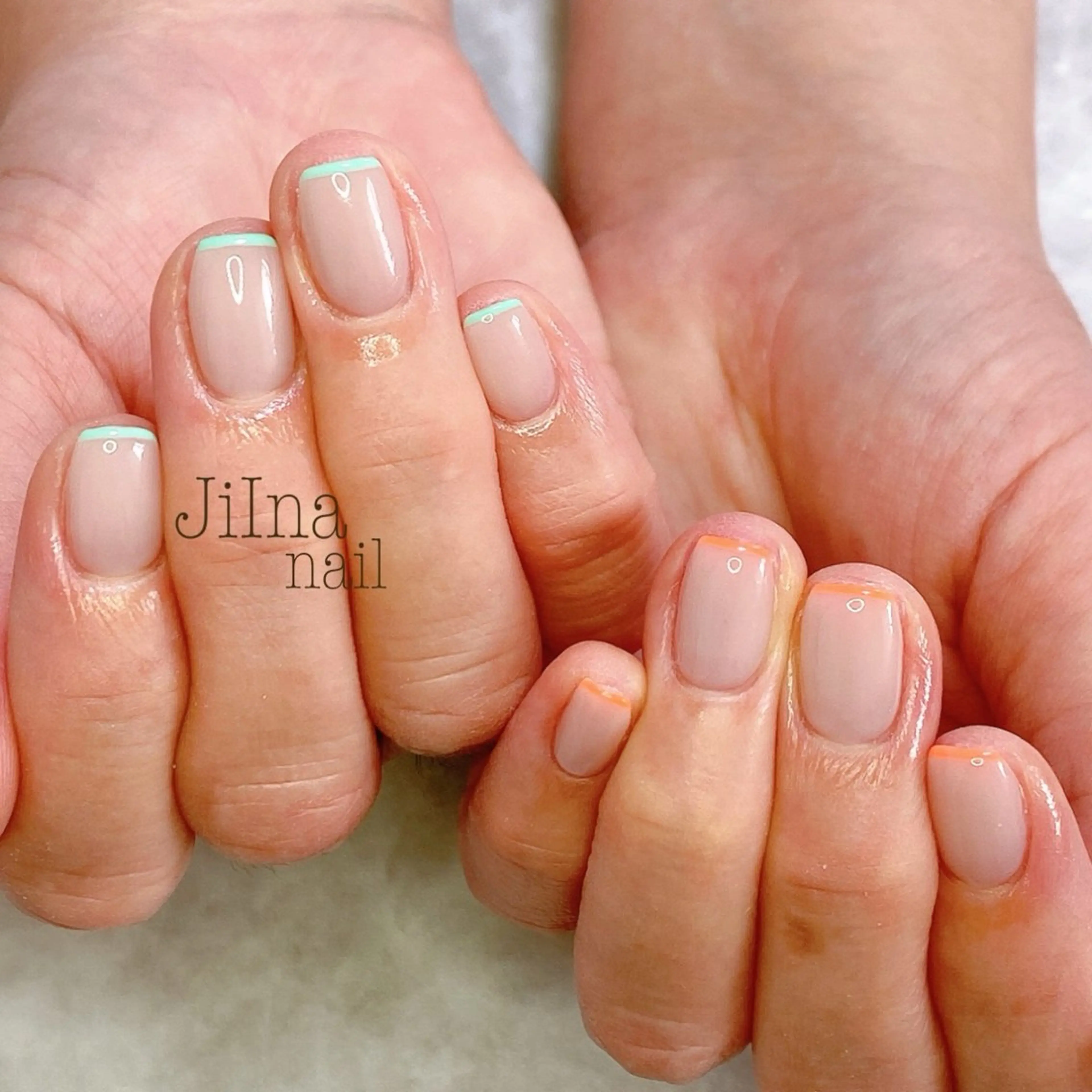 ネイル フレンチネイル JiIna nailのネイルデザイン