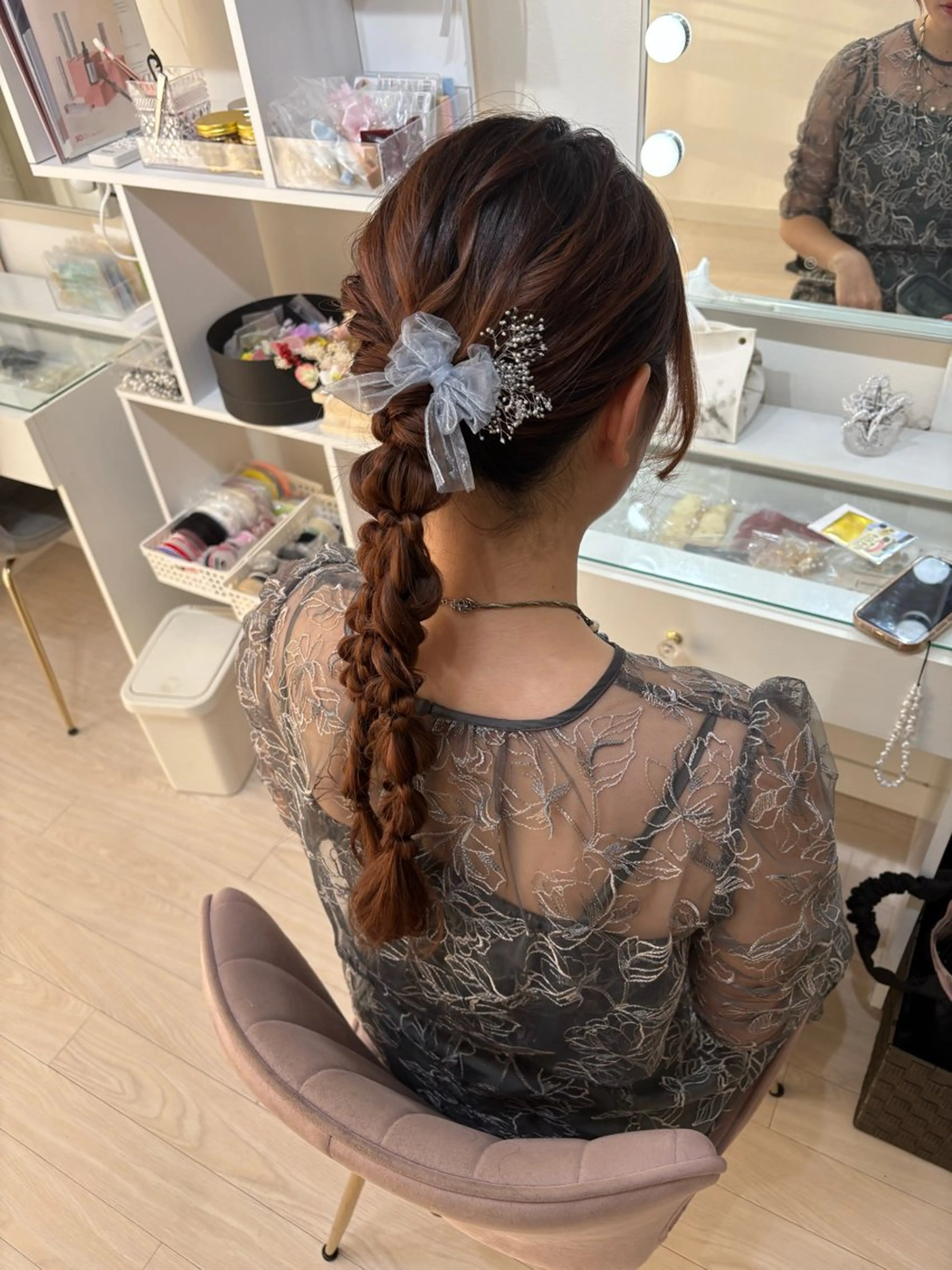 ロング ヘアアレンジ ヘアセット ヘアセットサロン /上坪愛美のヘアスタイル