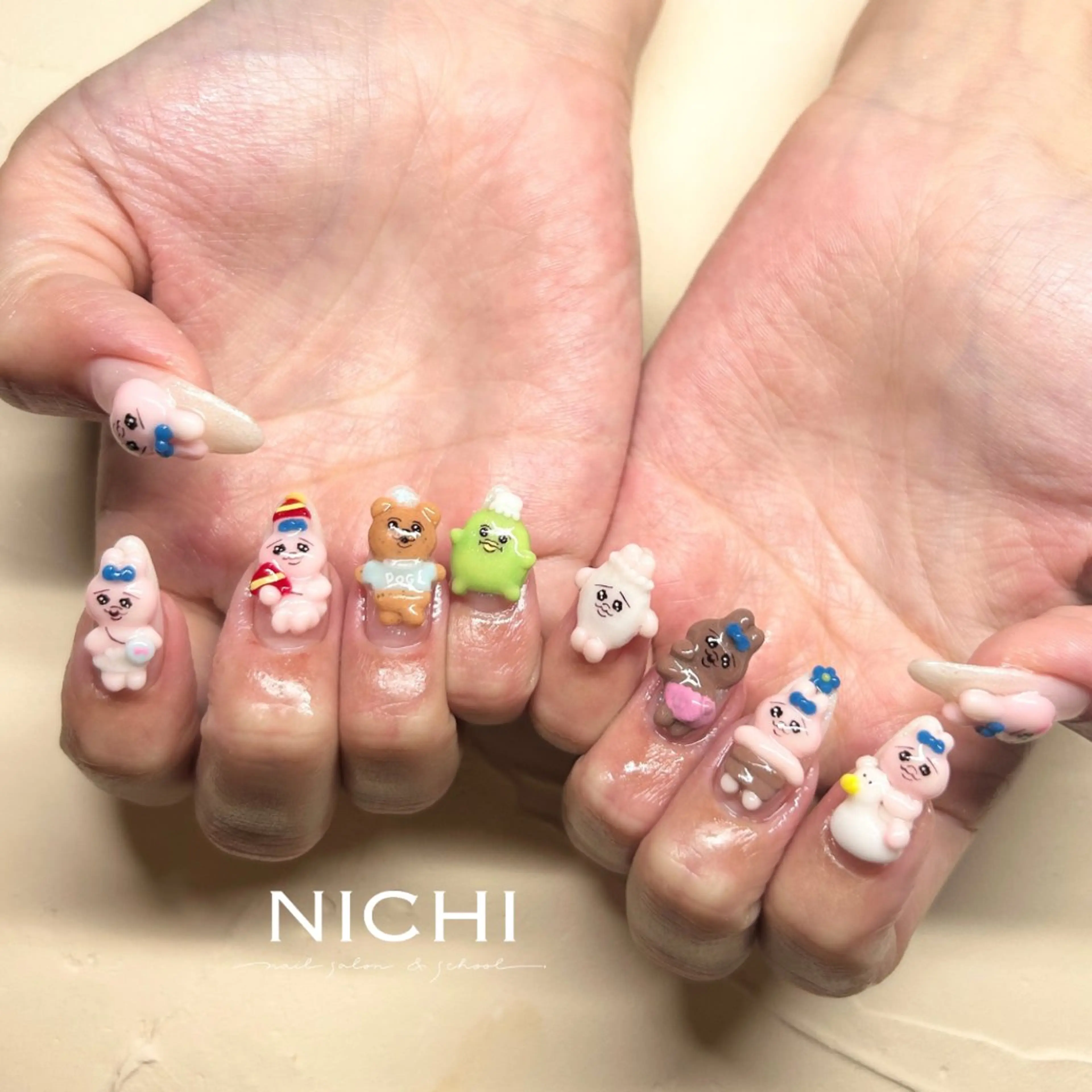 ネイル ハンドネイル NICHI 田所梨英のネイルデザイン