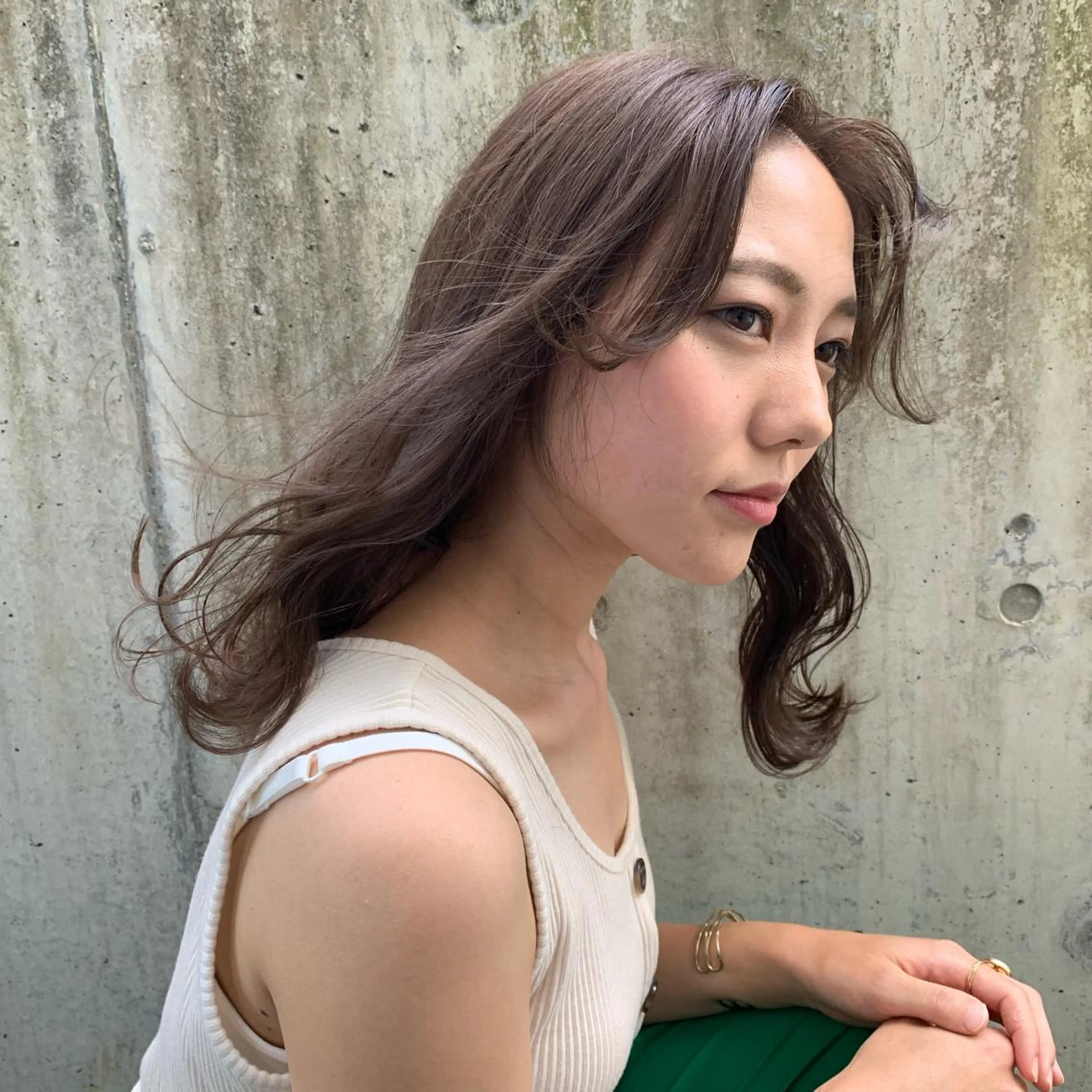 カラー ヘアアレンジ 追立 優稀のヘアスタイル