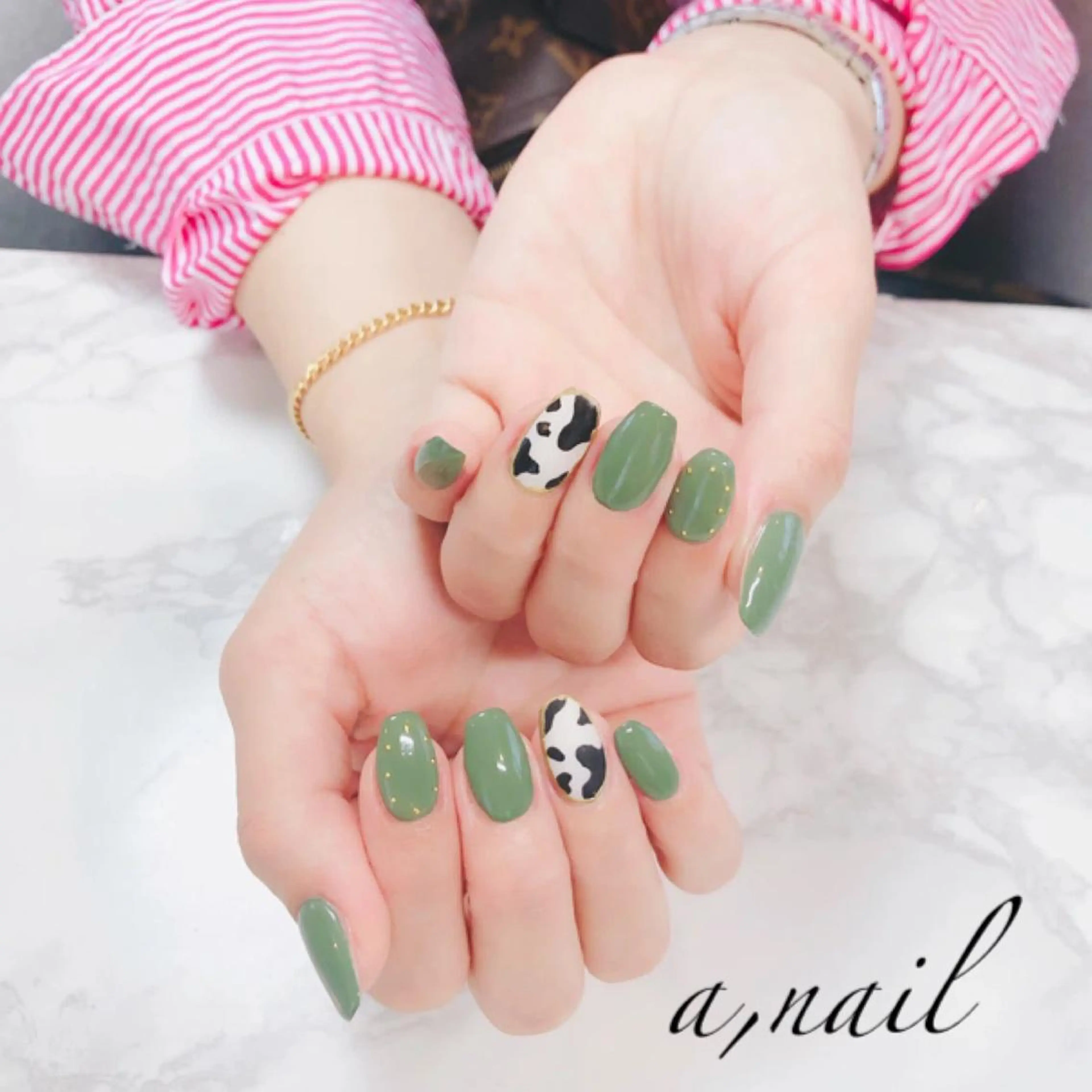 ネイル アニマル柄 フットネイル ジェルネイル グラデーション オフィスネイル ハンドネイル ネイルサロン エーネイルのネイルデザイン