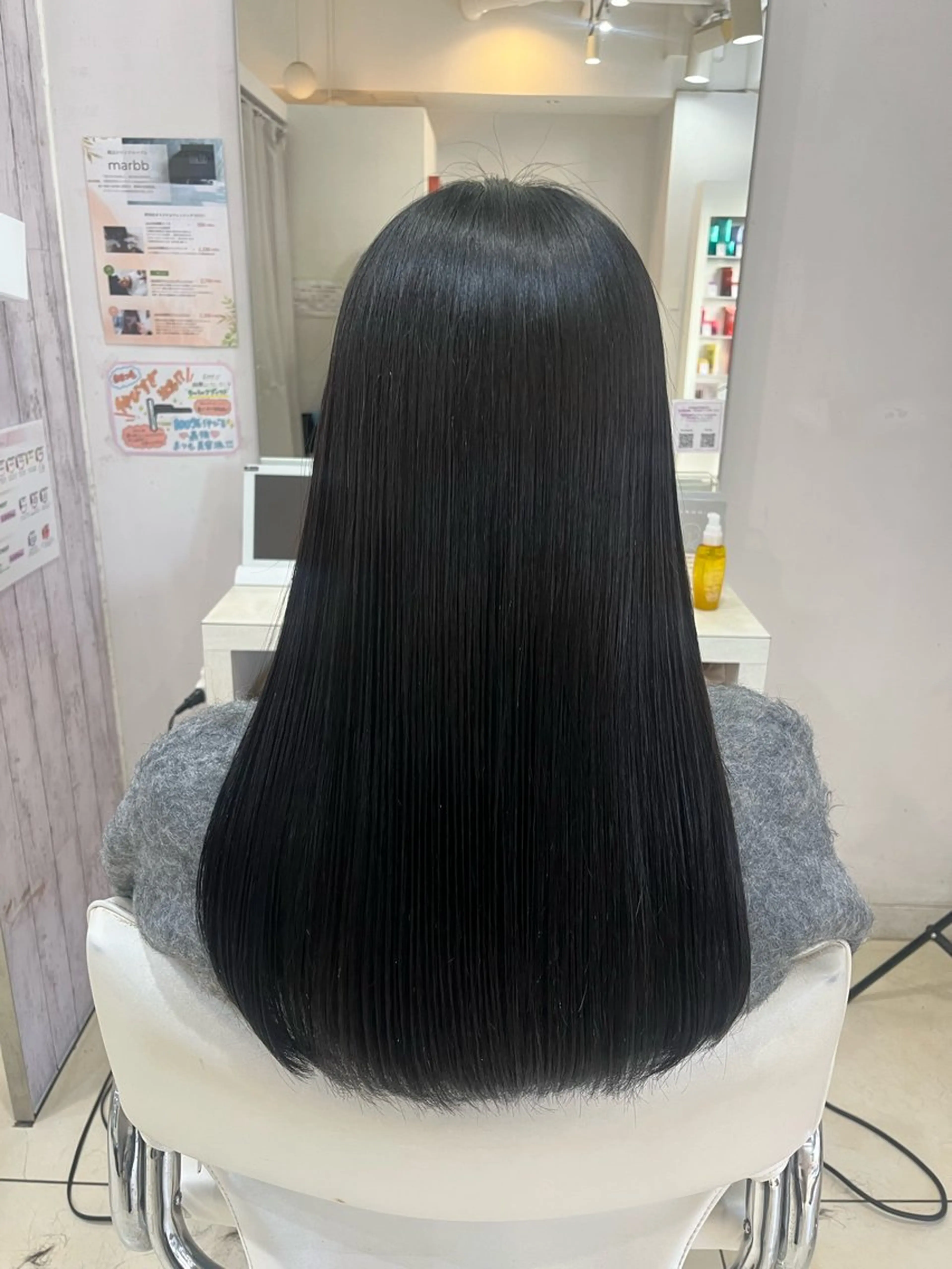 ロング 【髪質改善カラー】 あむ·. ⟡ 🖤のヘアスタイル