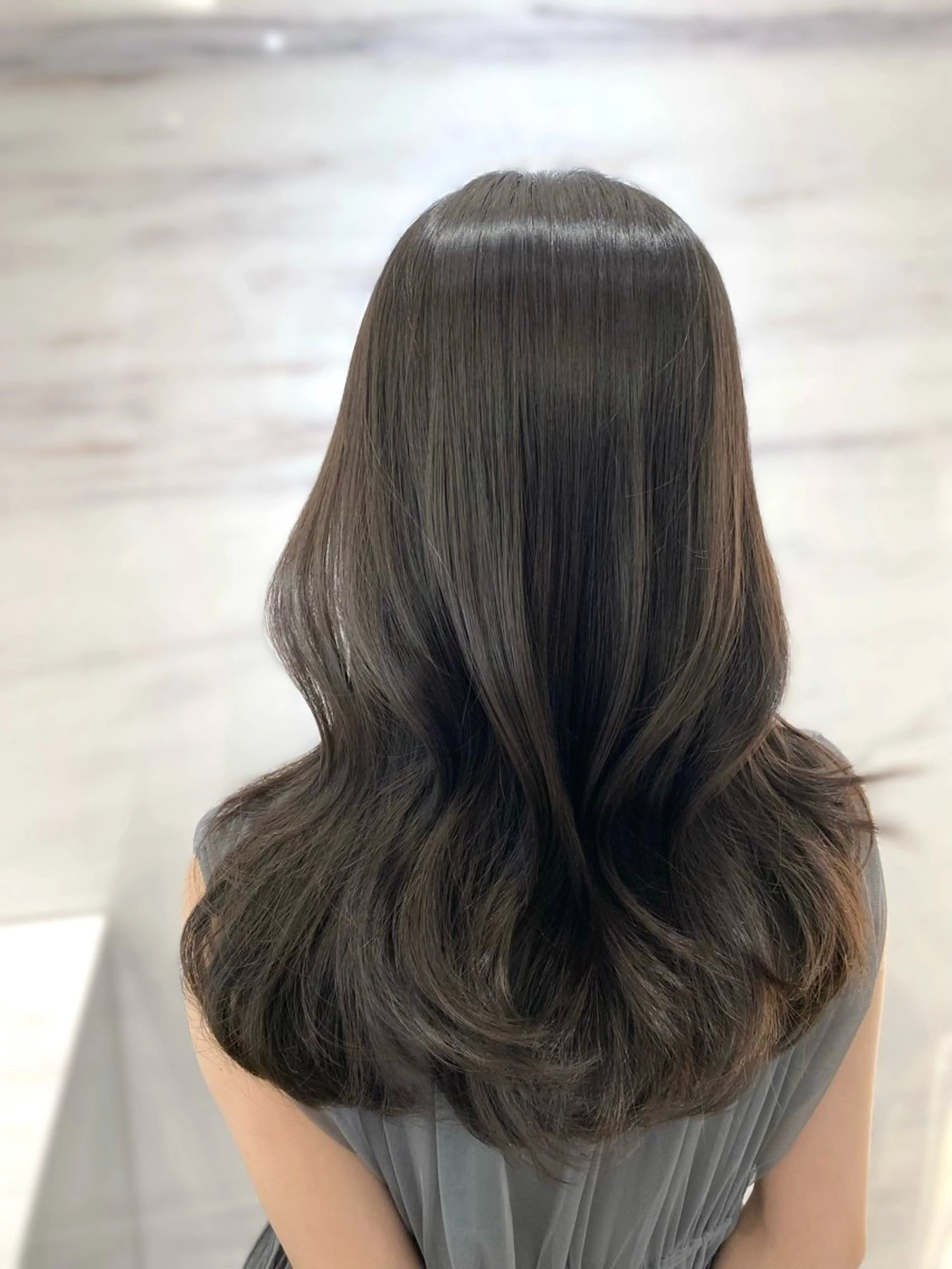 セミロング カット ヘアカラー トリートメント 髪質改善支持率 NO.1/韓国風💎のヘアスタイル