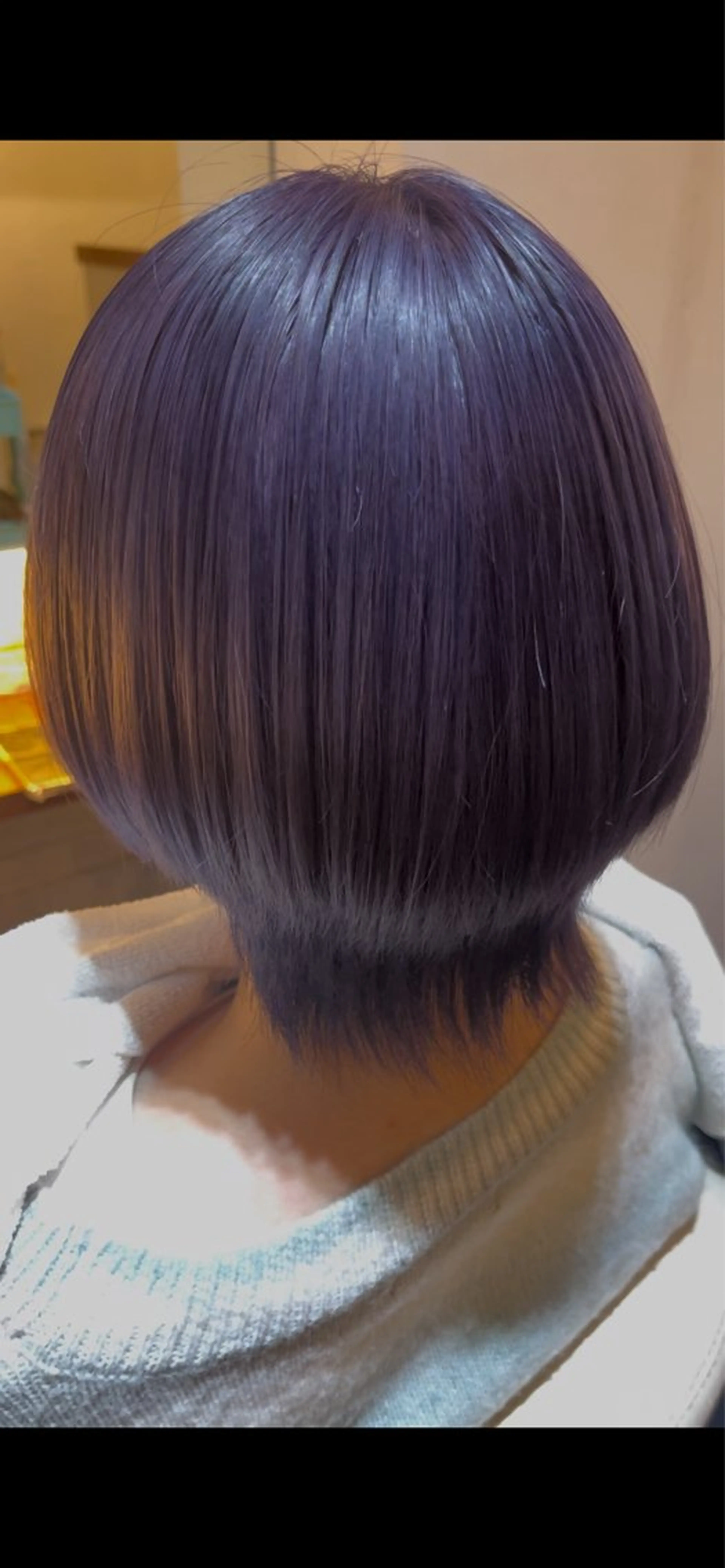 ショート カラー ハイトーンカラー バイオレットカラー ヘアカラー トリートメント CoCooN TAKUMAのヘアスタイル