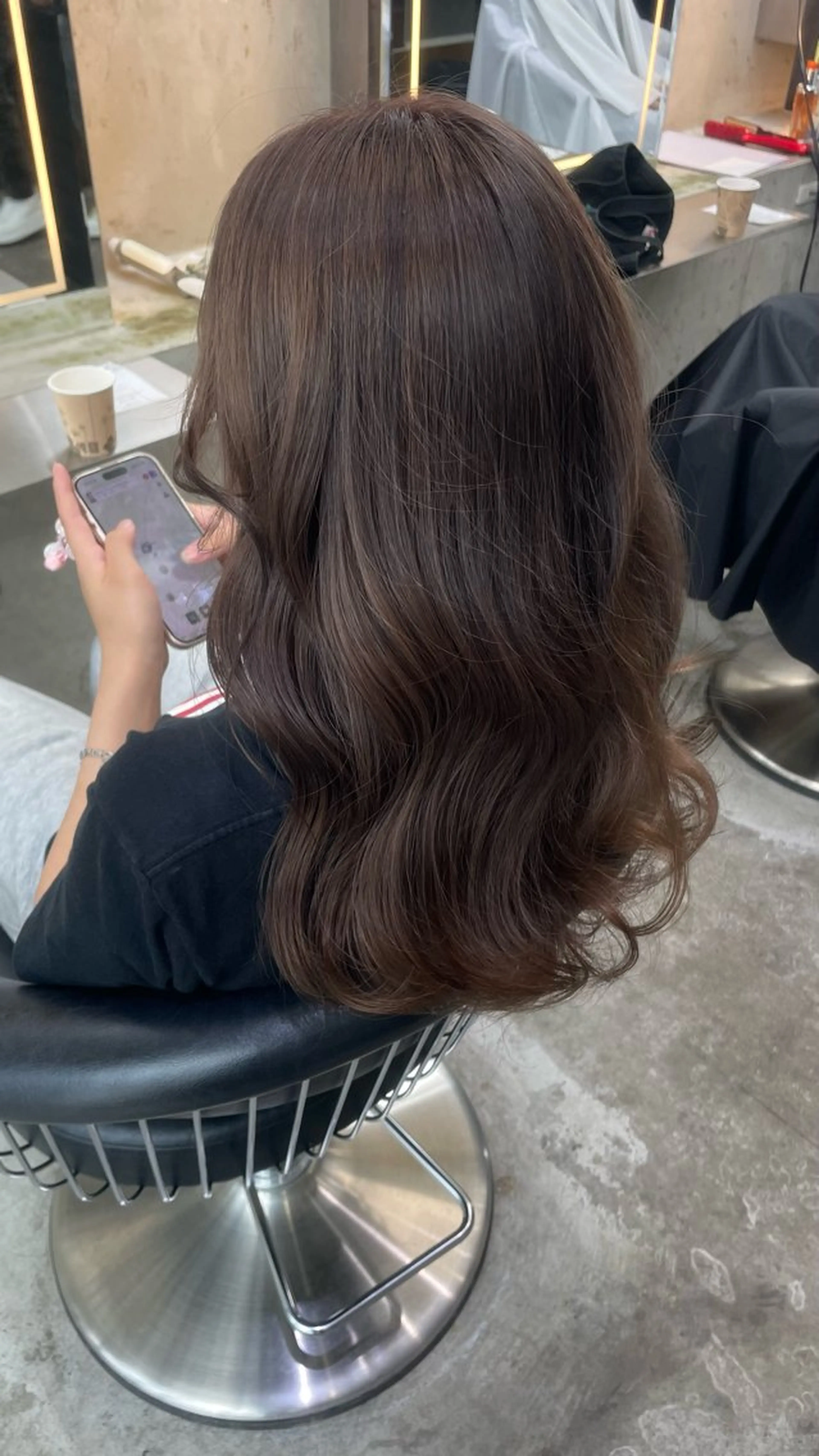 カラー 艶カラー／ボブ／ 縮毛矯正／Kanonのヘアスタイル