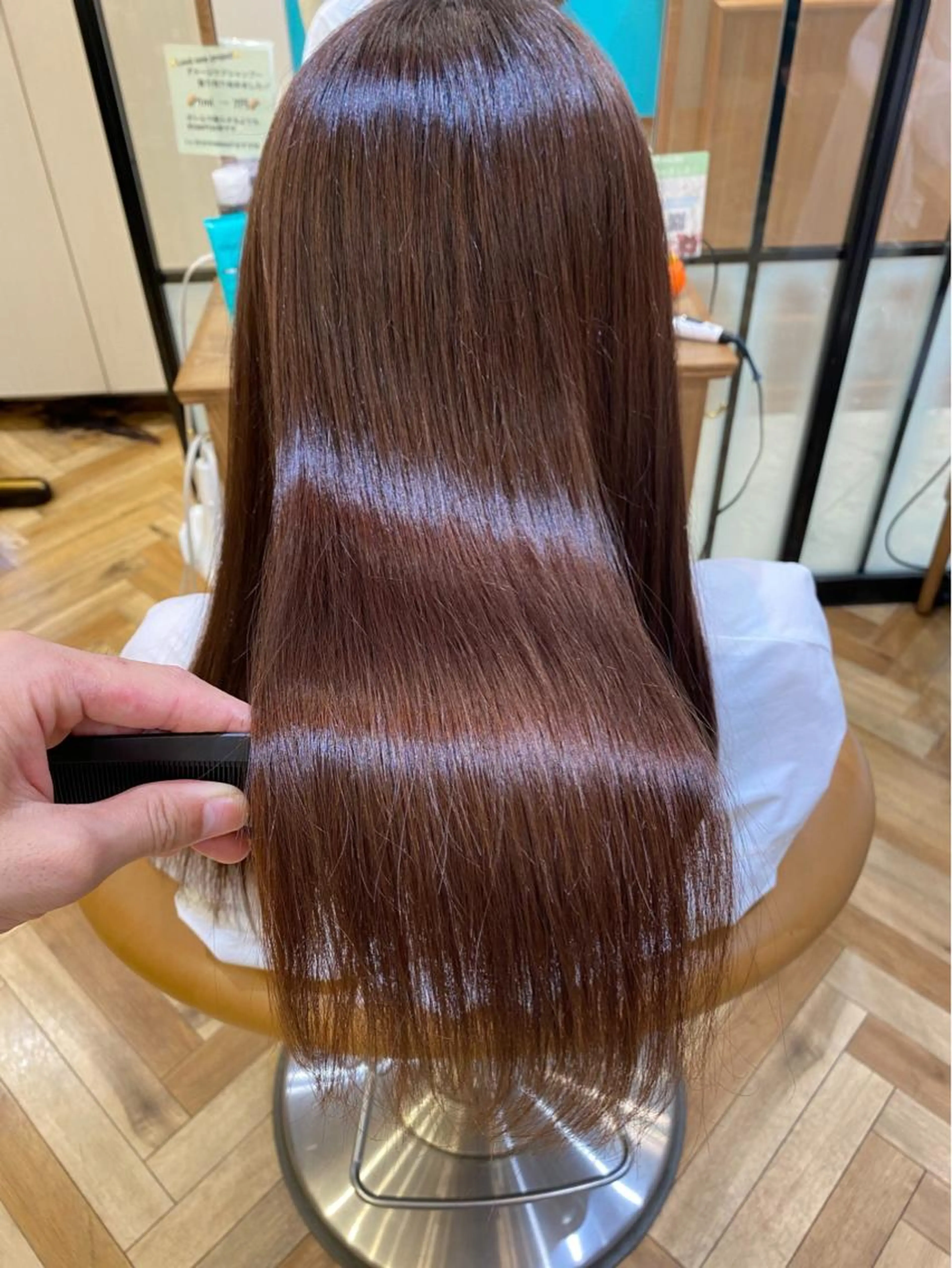 🌸色持ち抜群❤️【N.カラー】＋スチームケアトリートメント🌈(※イルミナカラー以上のツヤ感❤️)の写真