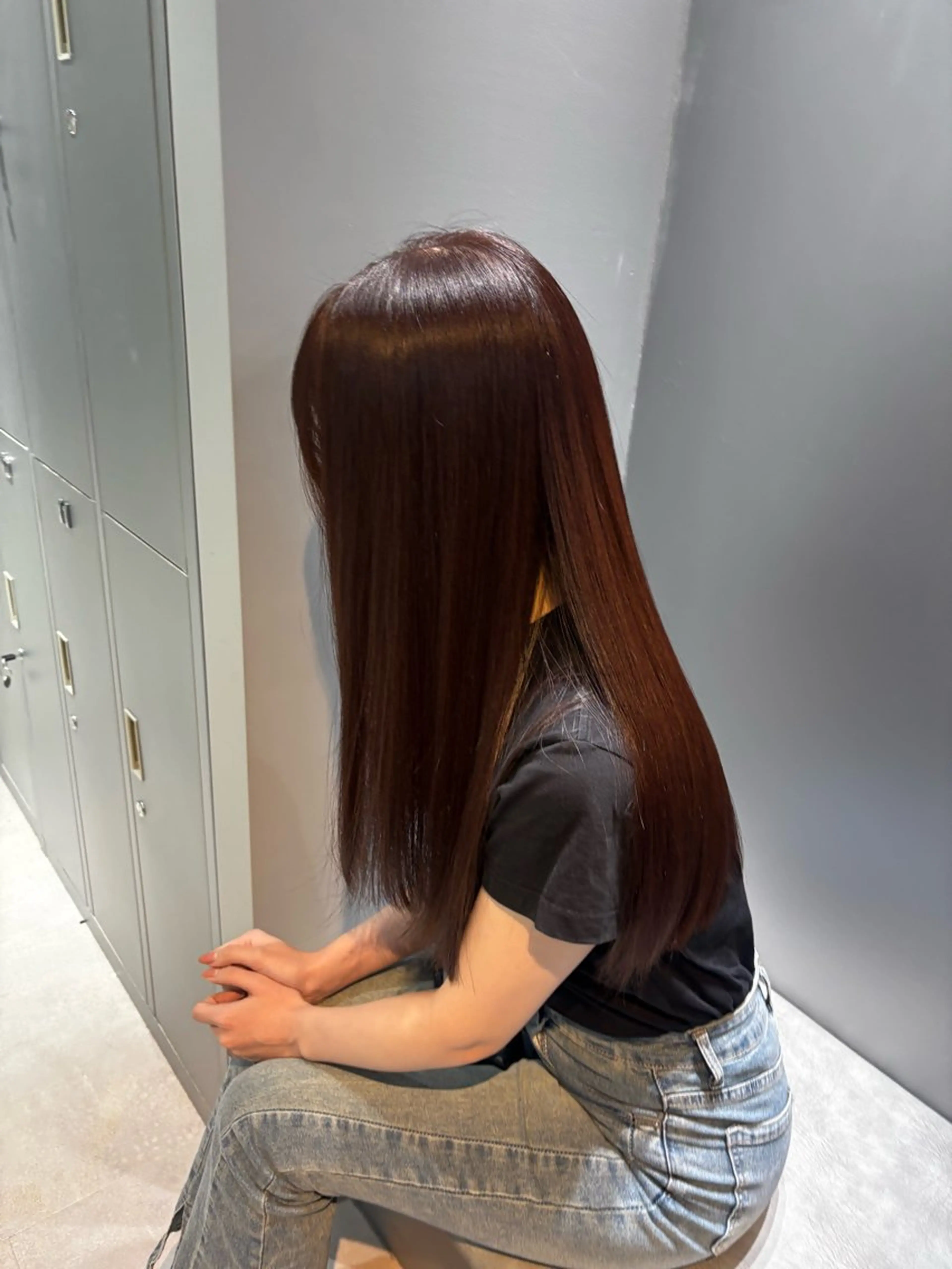 ロング カット ヘアカラー トリートメント 今話題の艶髪矯正 美艶カラー/FUKAのヘアスタイル