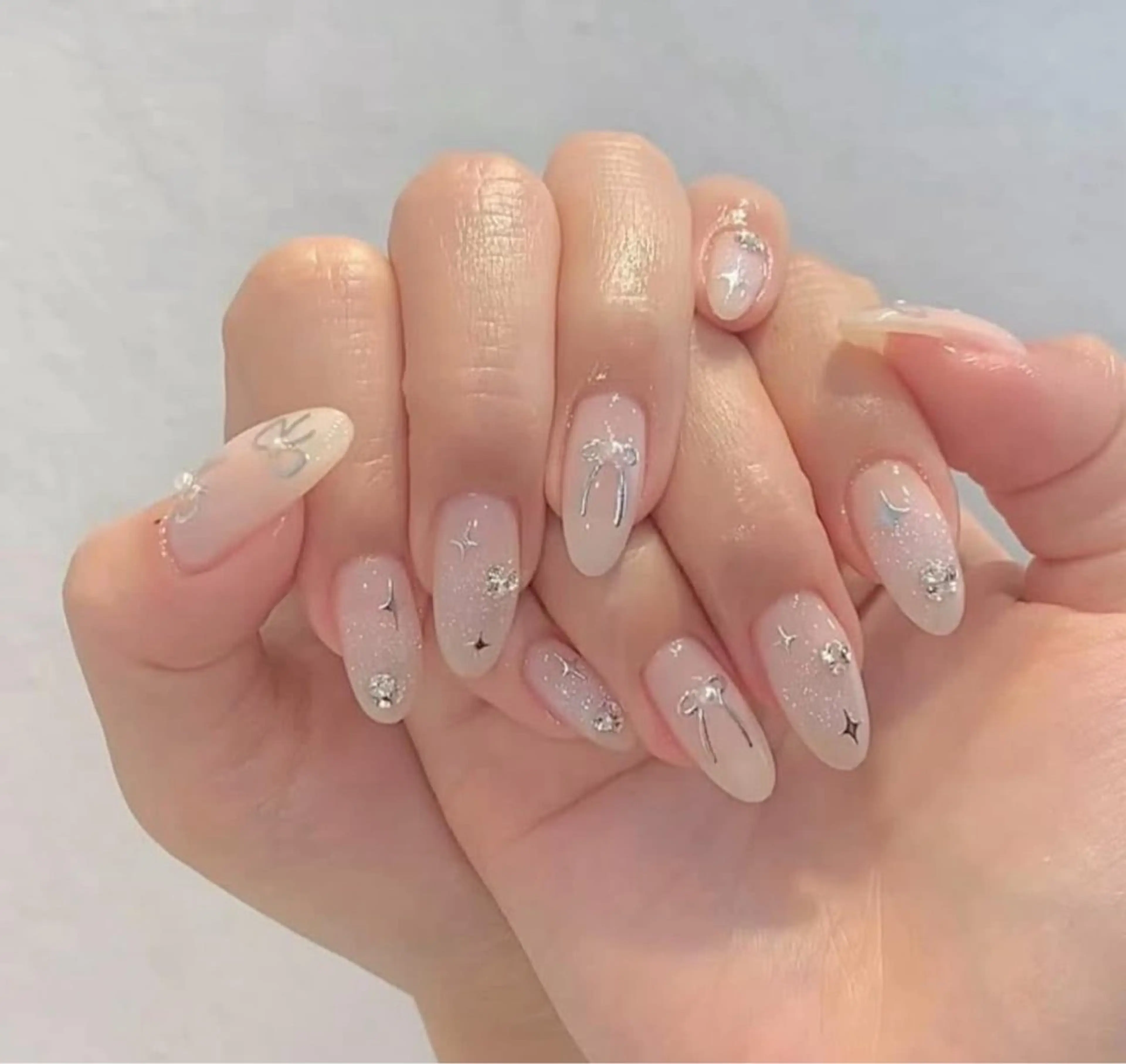 ネイル チークネイル フットネイル フレンチネイル グラデーション 韓国ネイル YUKI NAILのネイルデザイン