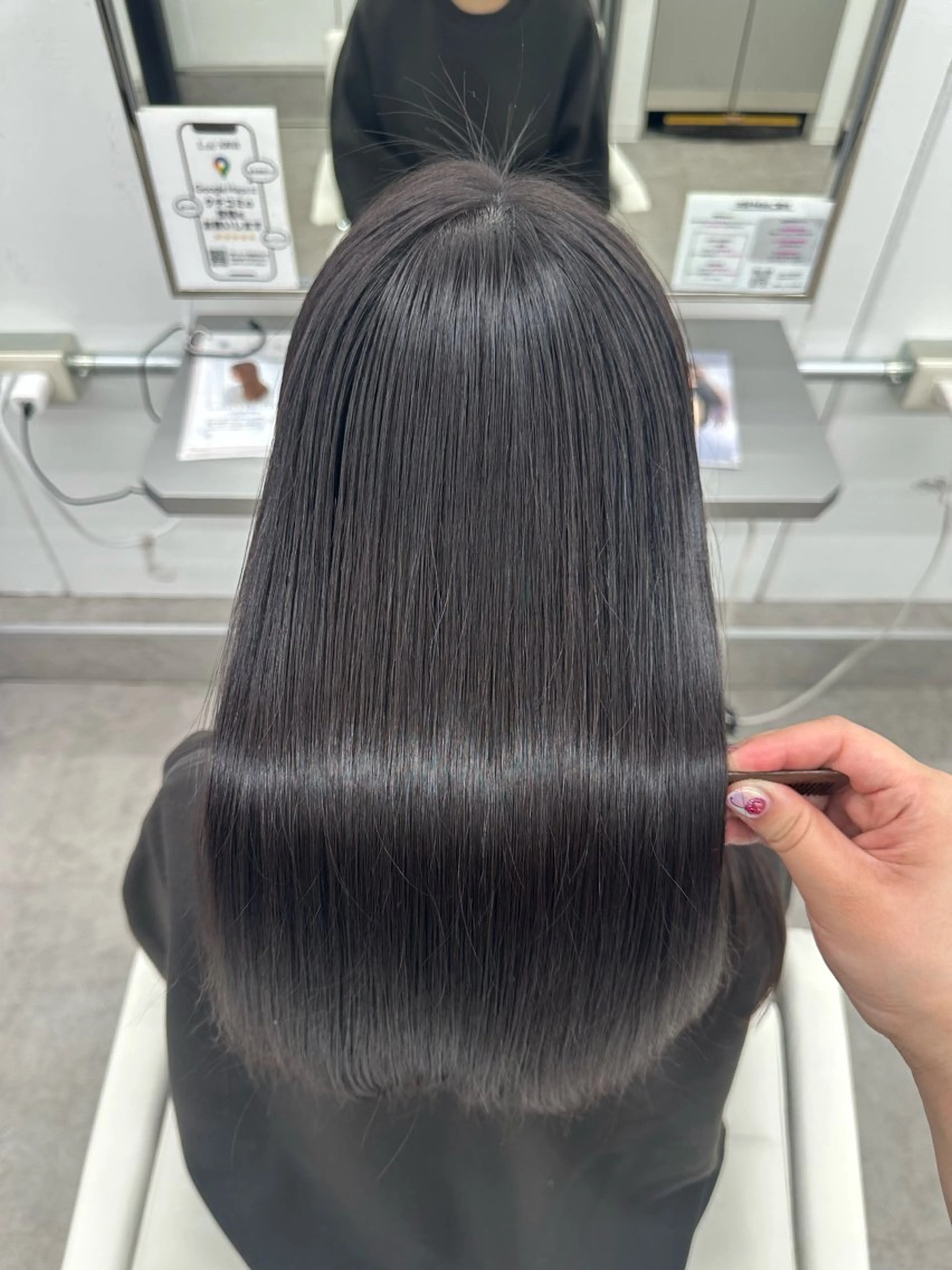 ロング カラー グレージュ ラベンダーカラー ラベンダーグレージュ ラベンダーグレー 🌟モデル募集 /さら🩷のヘアスタイル