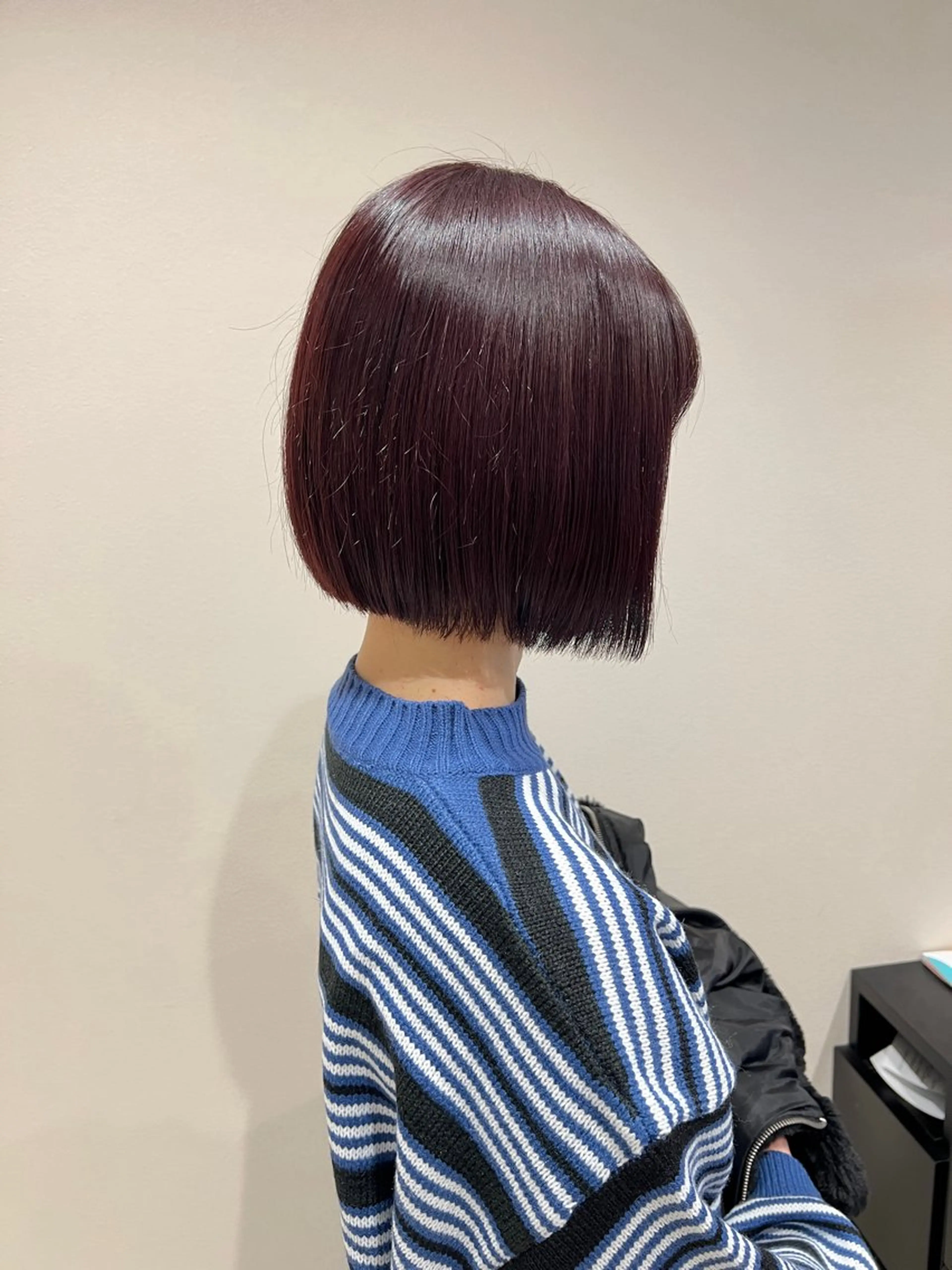 ショート カラー ラベンダーカラー カット ヘアカラー トリートメント THINK SHOP sakiのヘアスタイル