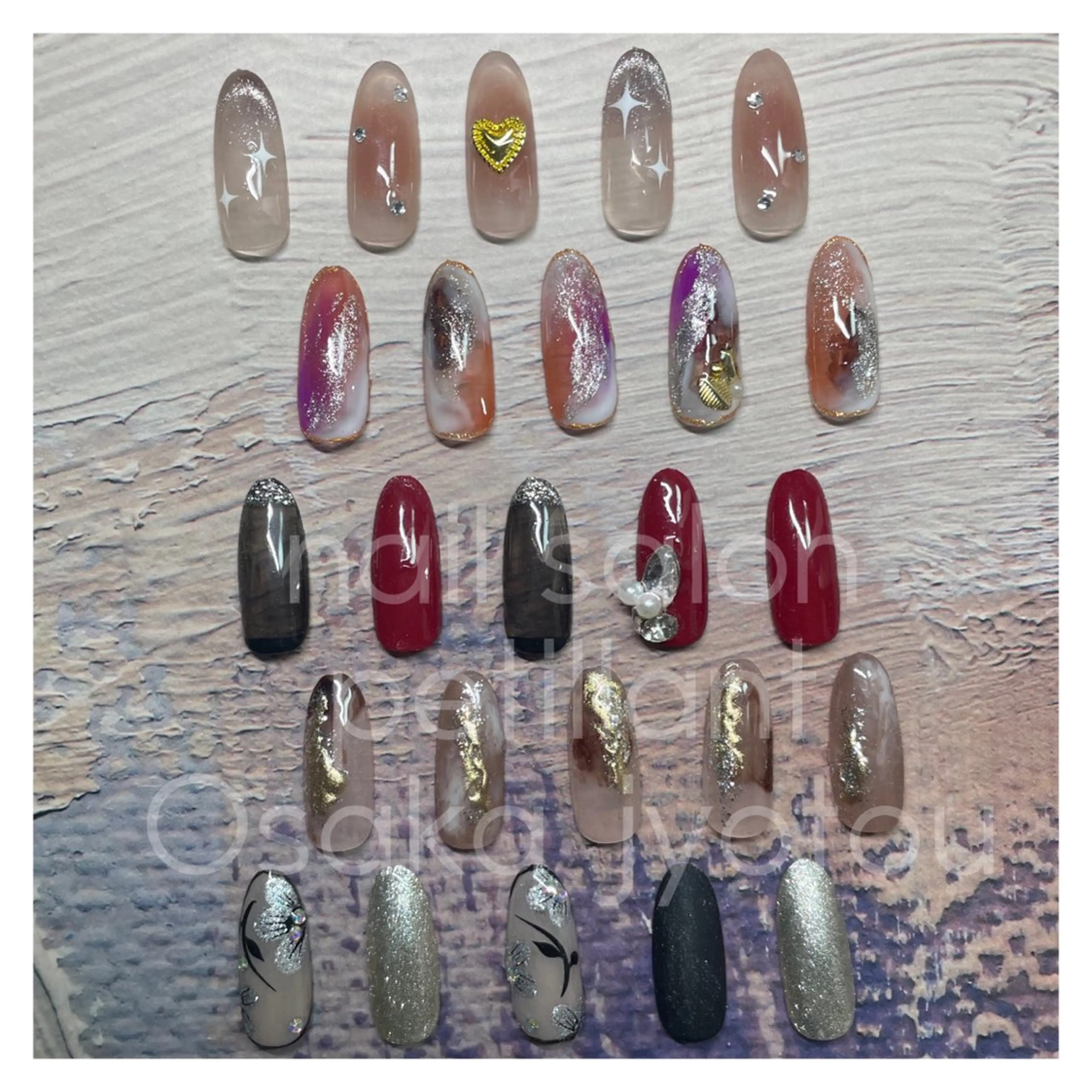 ネイル ハロウィン マットネイル nail salon petillantのネイルデザイン