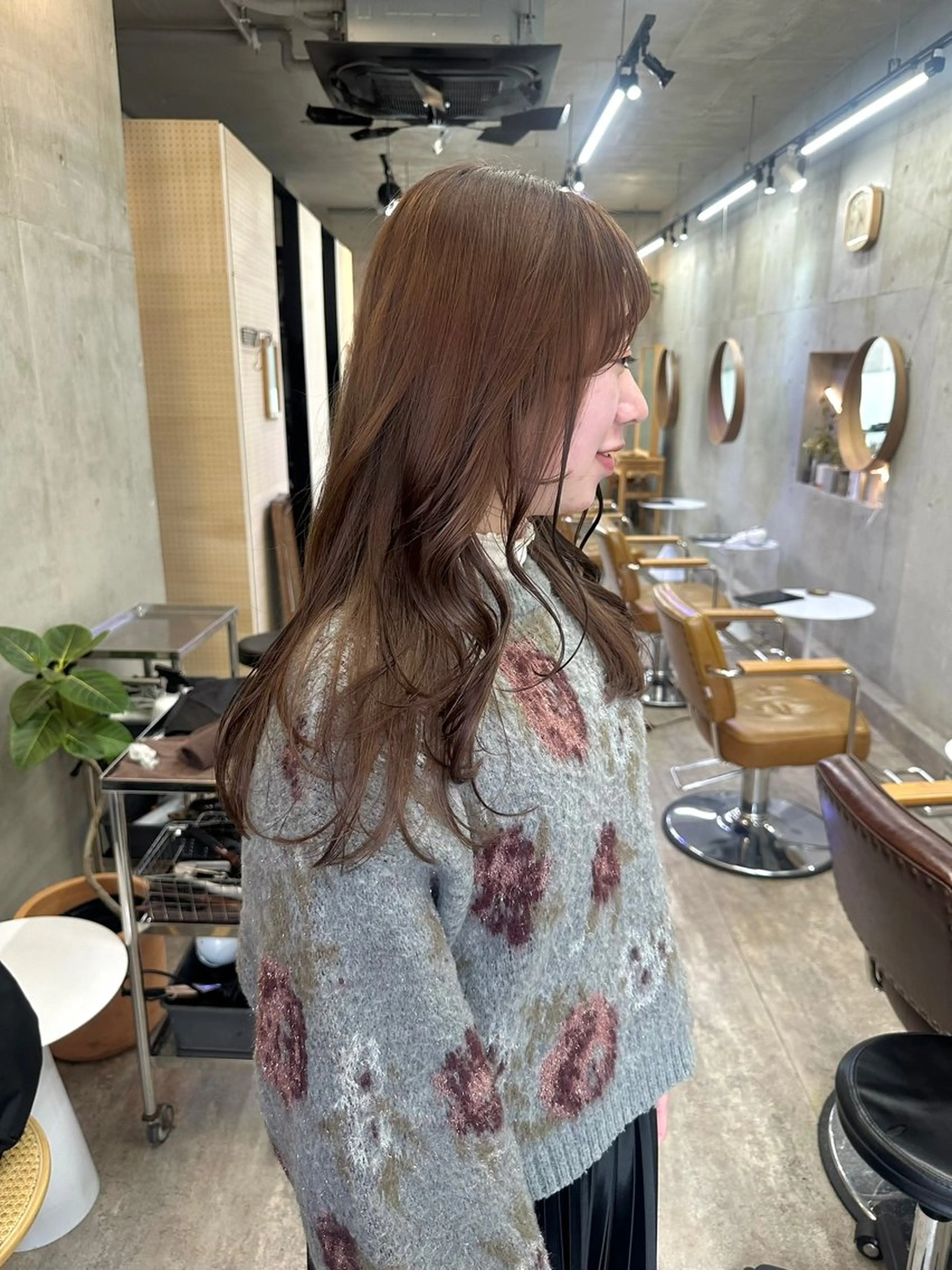 ロング カラー ベージュカラー レイヤーカット カット ヘアカラー トリートメント カットモデル募集中 ／HARUKA🎀のヘアスタイル