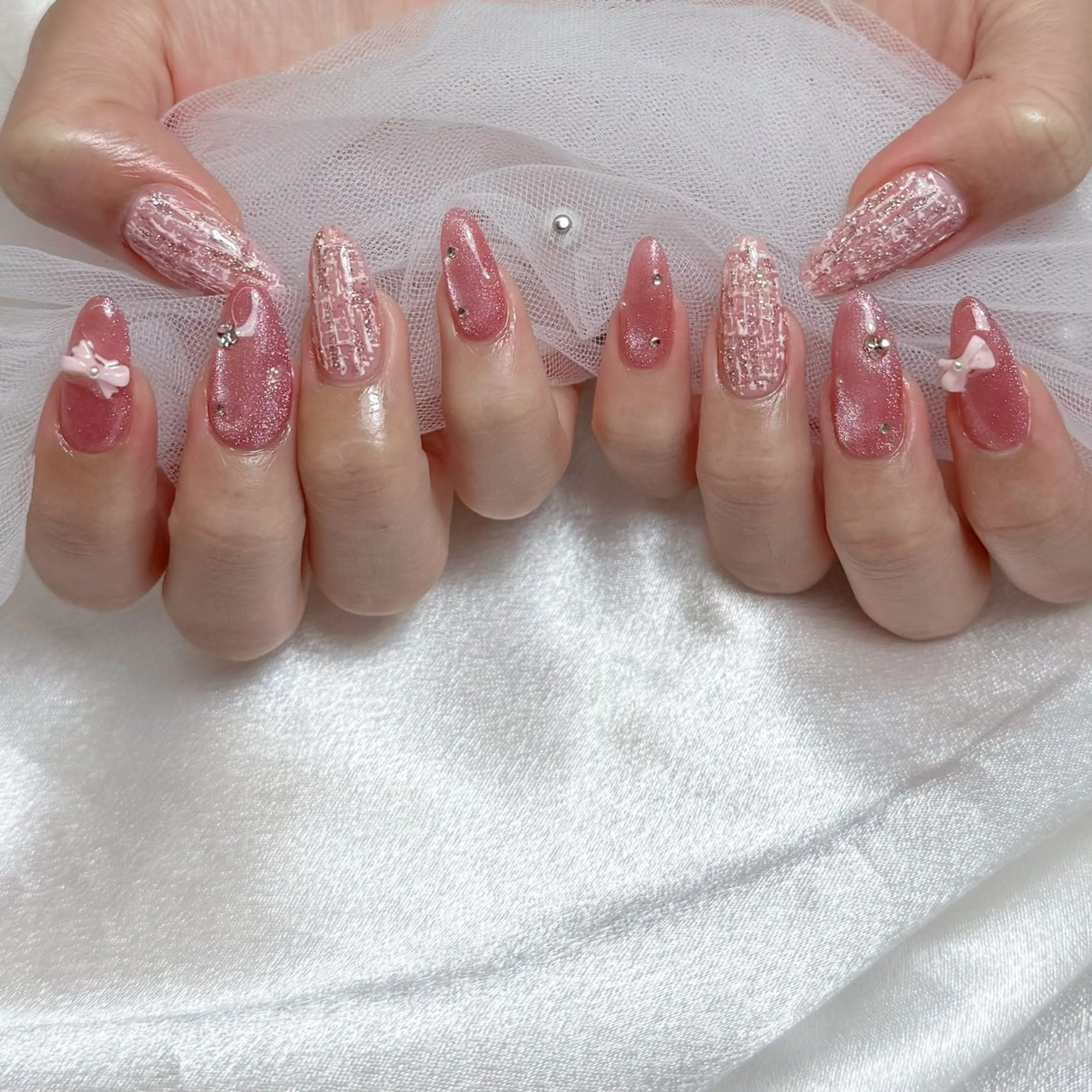 ネイル ハンドネイル mau🩵nail 堺筋本町｜心斎橋のネイルデザイン