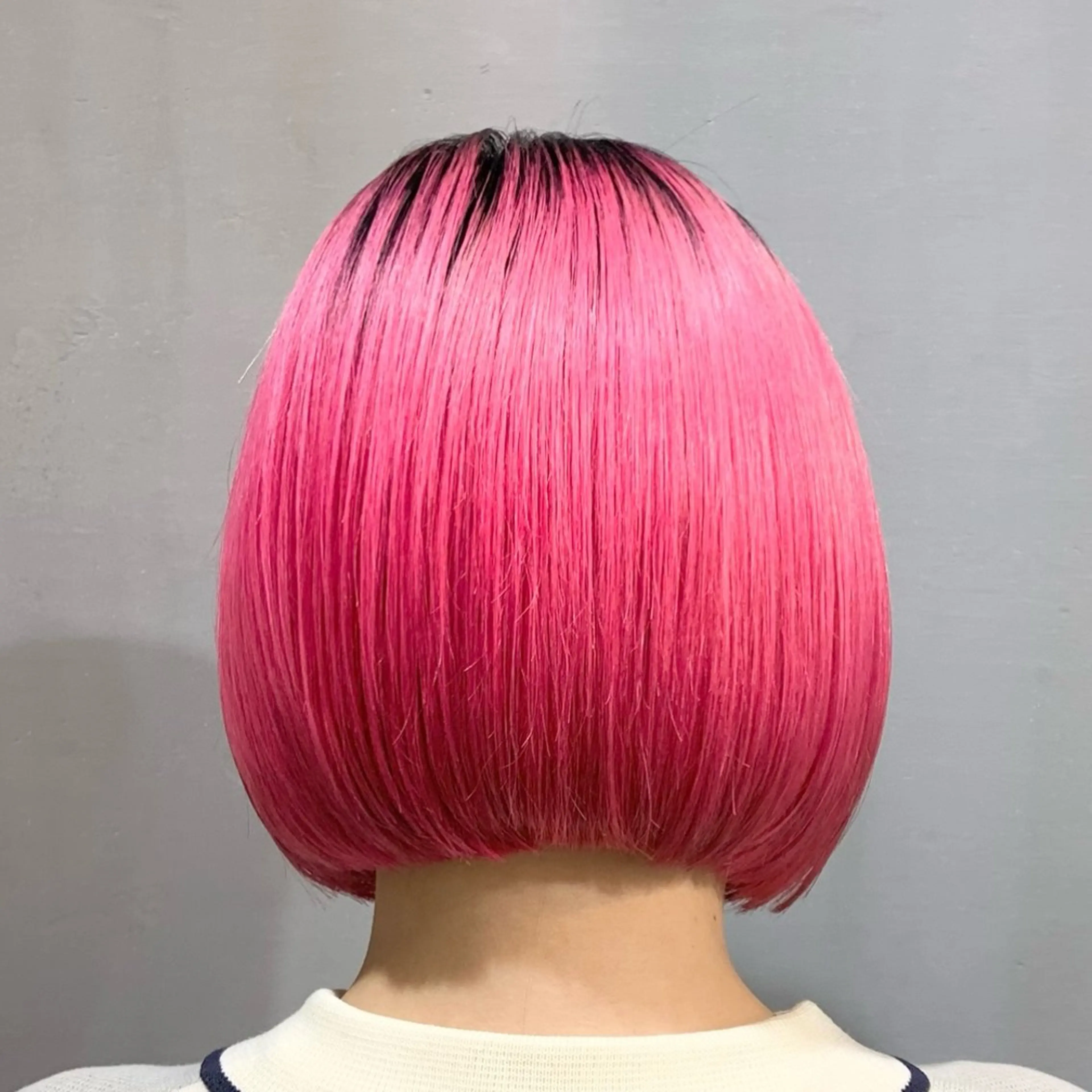 ショート カラー ピンクカラー ボブ 顔まわりカット/ボブ /🧁とーこ🧁のヘアスタイル