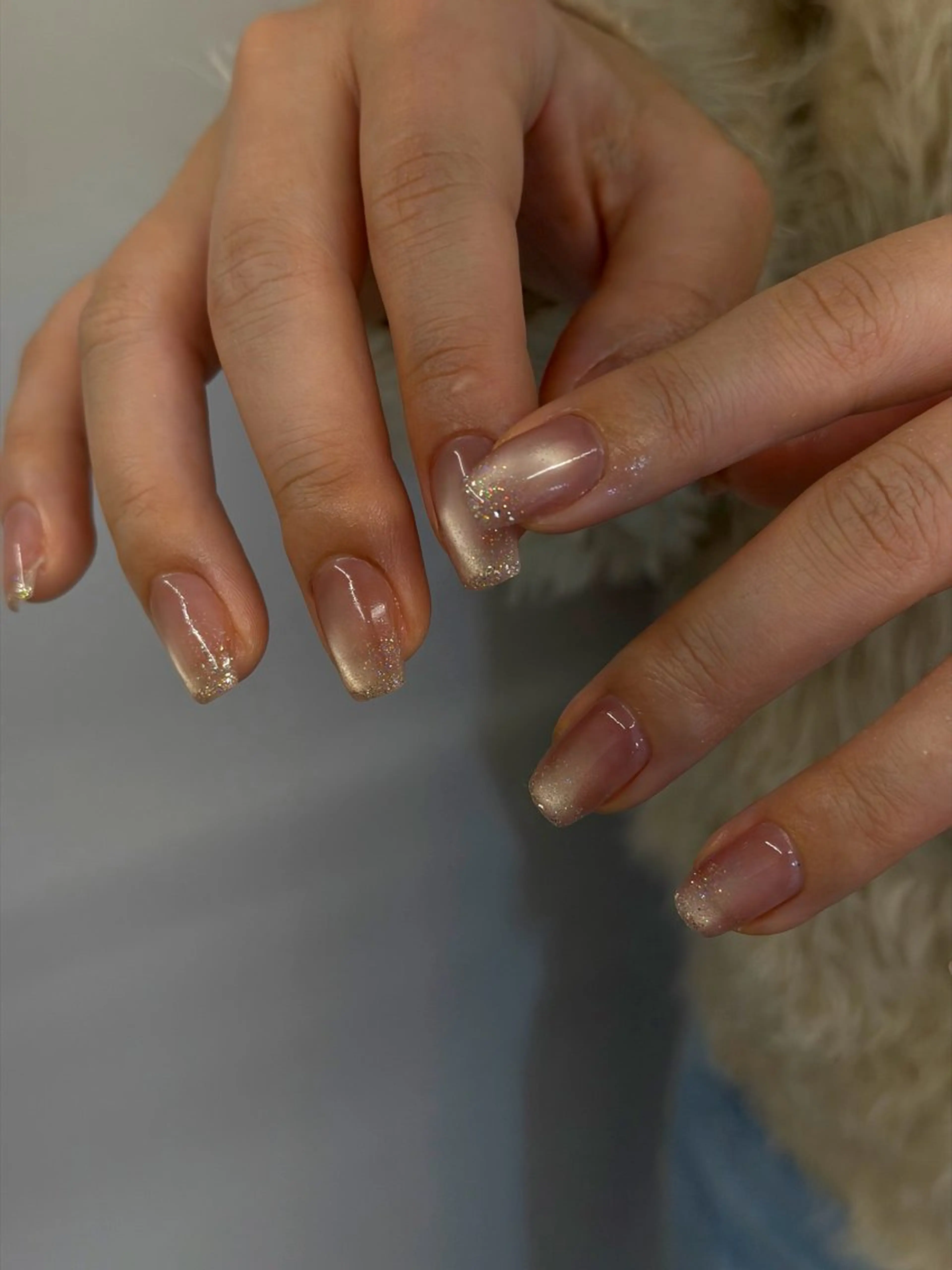 ネイル 桜ネイル ジェルネイル マグネットネイル ニュアンスネイル パラジェル ハンドネイル ハンドケア Bana_ Nailのネイルデザイン