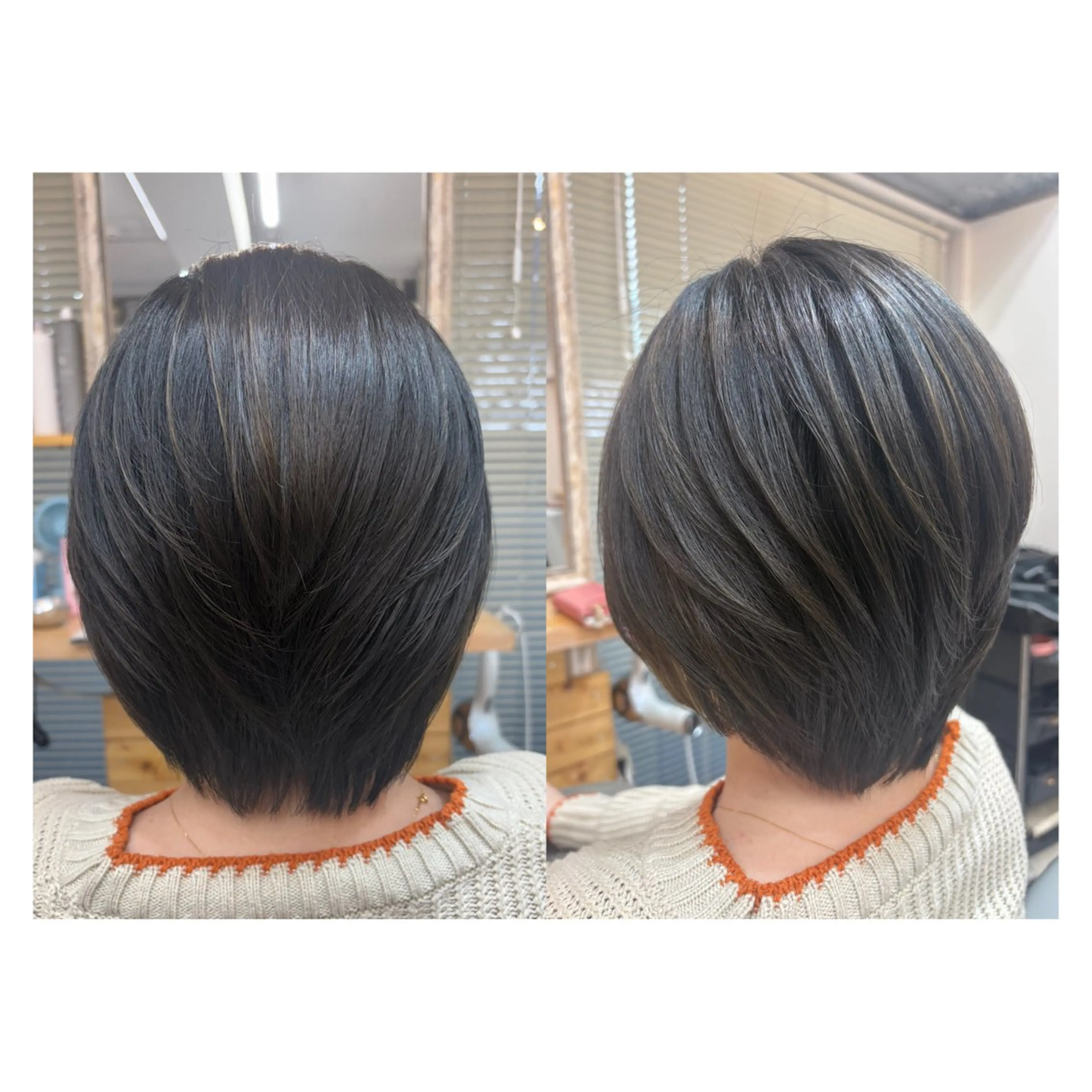 ショート ショートヘア レイヤーカット・ 縮毛矯正 星野のヘアスタイル