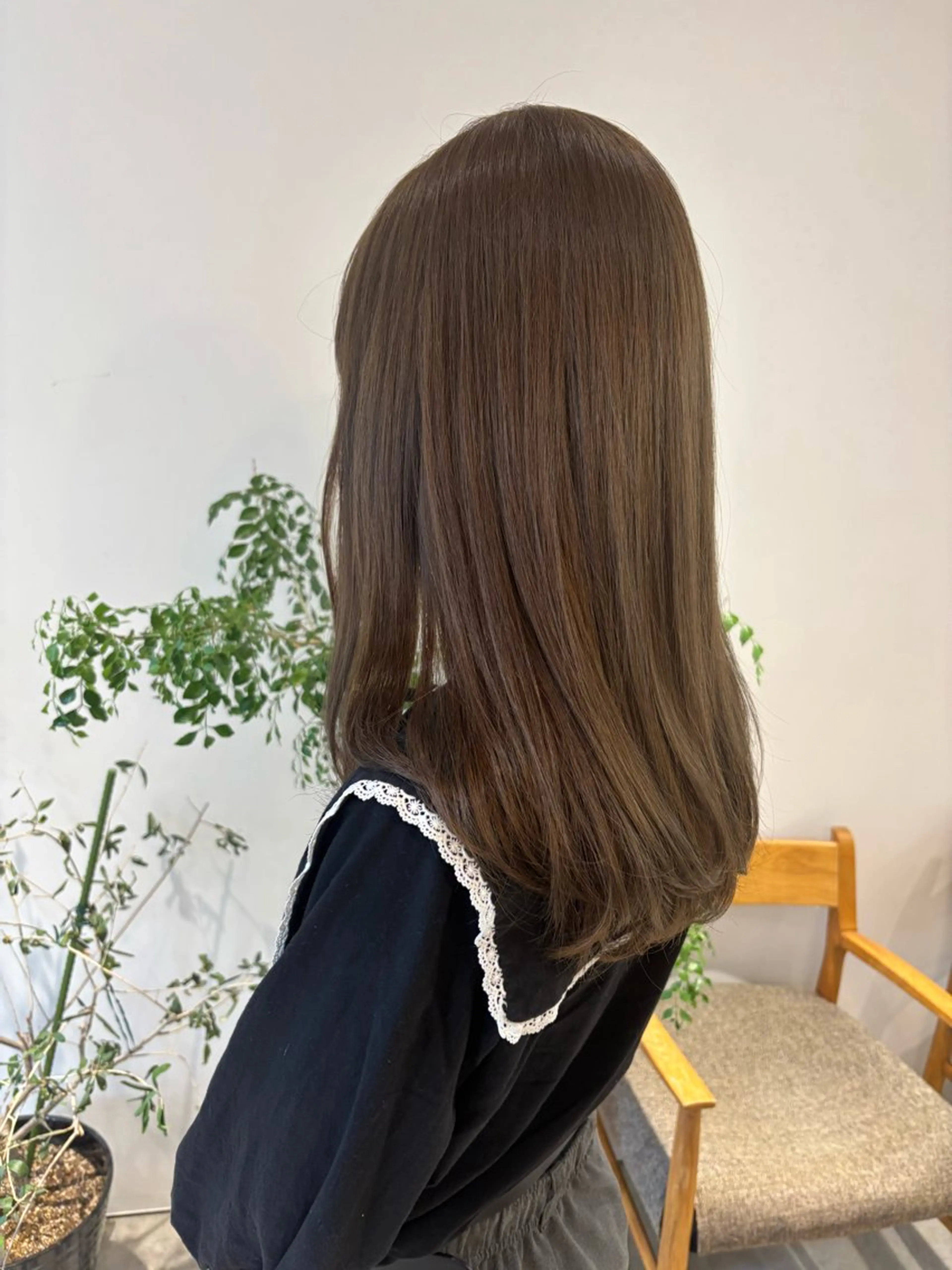 セミロング カラー ベージュカラー ヘーゼル カット ヘアカラー 透明感カラー/ レイヤーkotonoのヘアスタイル