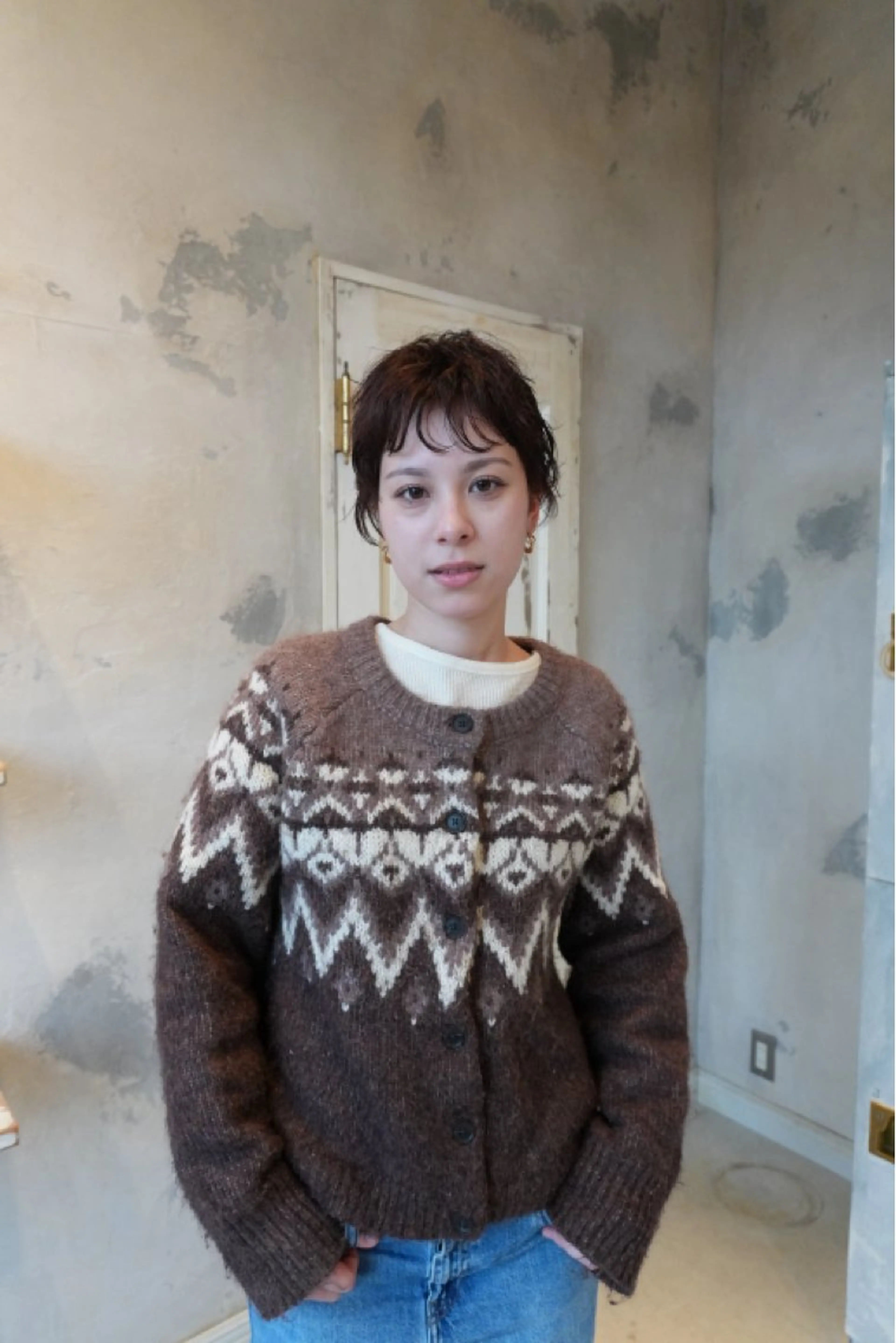 ショート カット なかやま れいかのヘアスタイル