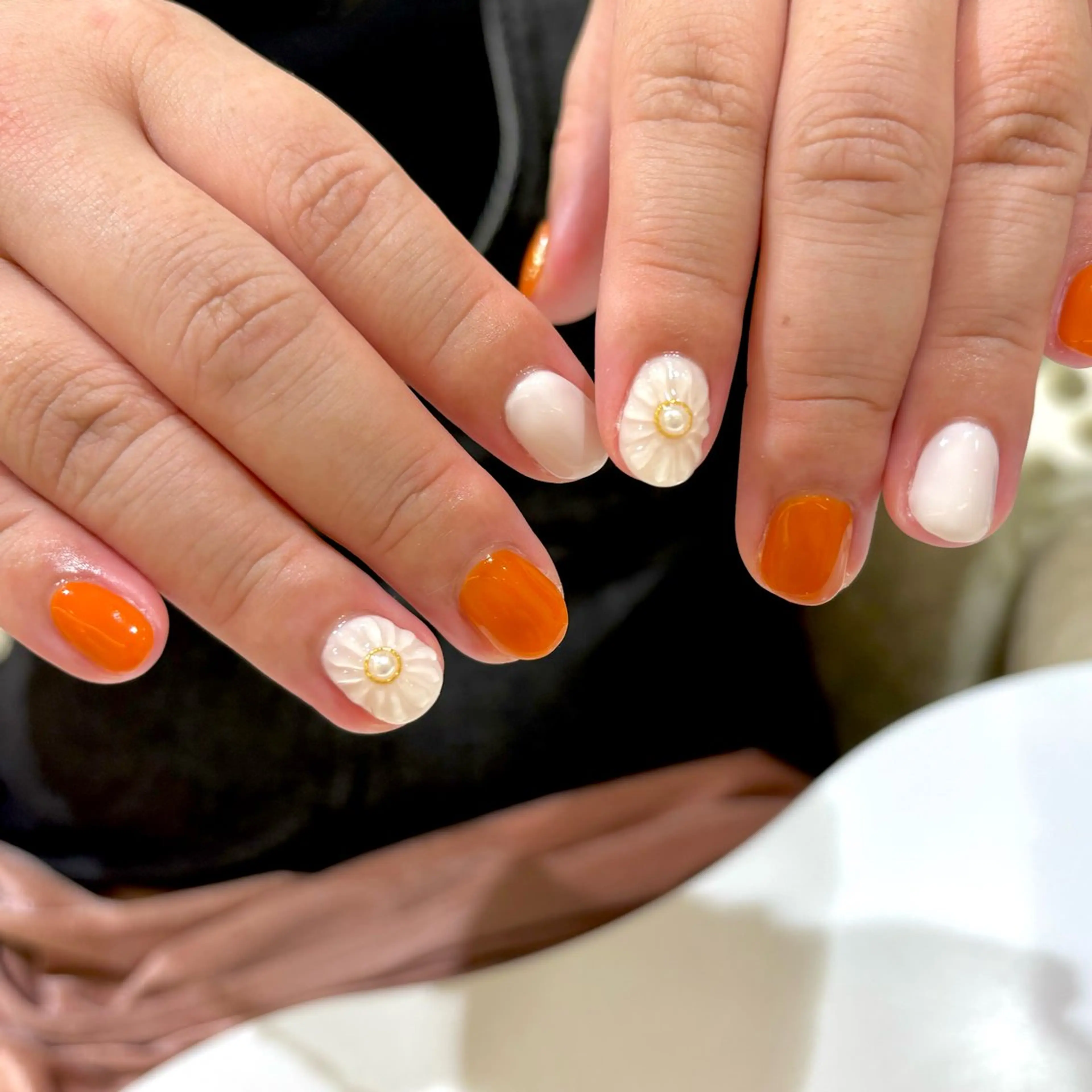 ネイル 持ち込み ハンドネイル 田中 夏海のネイルデザイン