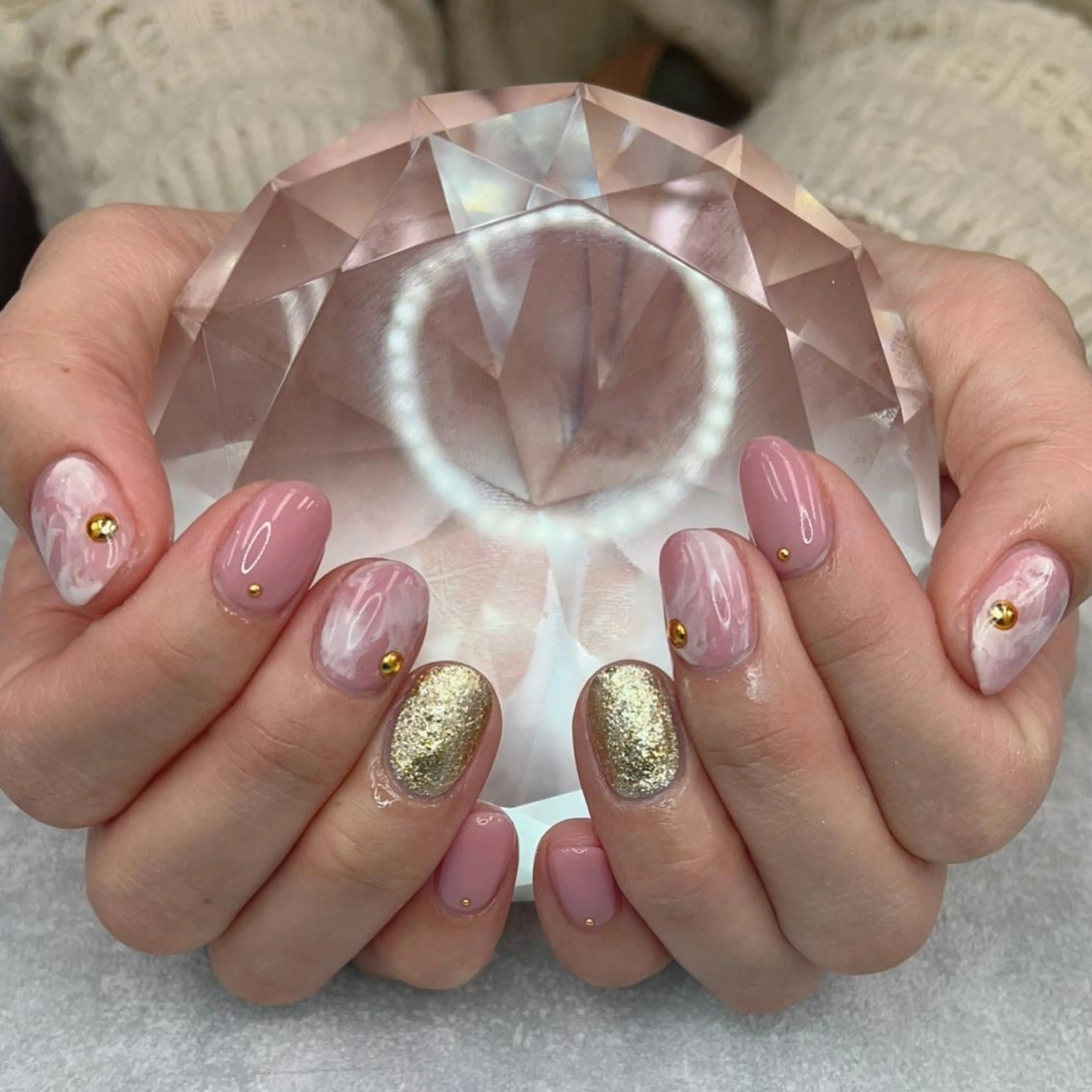 ネイル 春ネイル BlueDaisy 栄本店のネイルデザイン