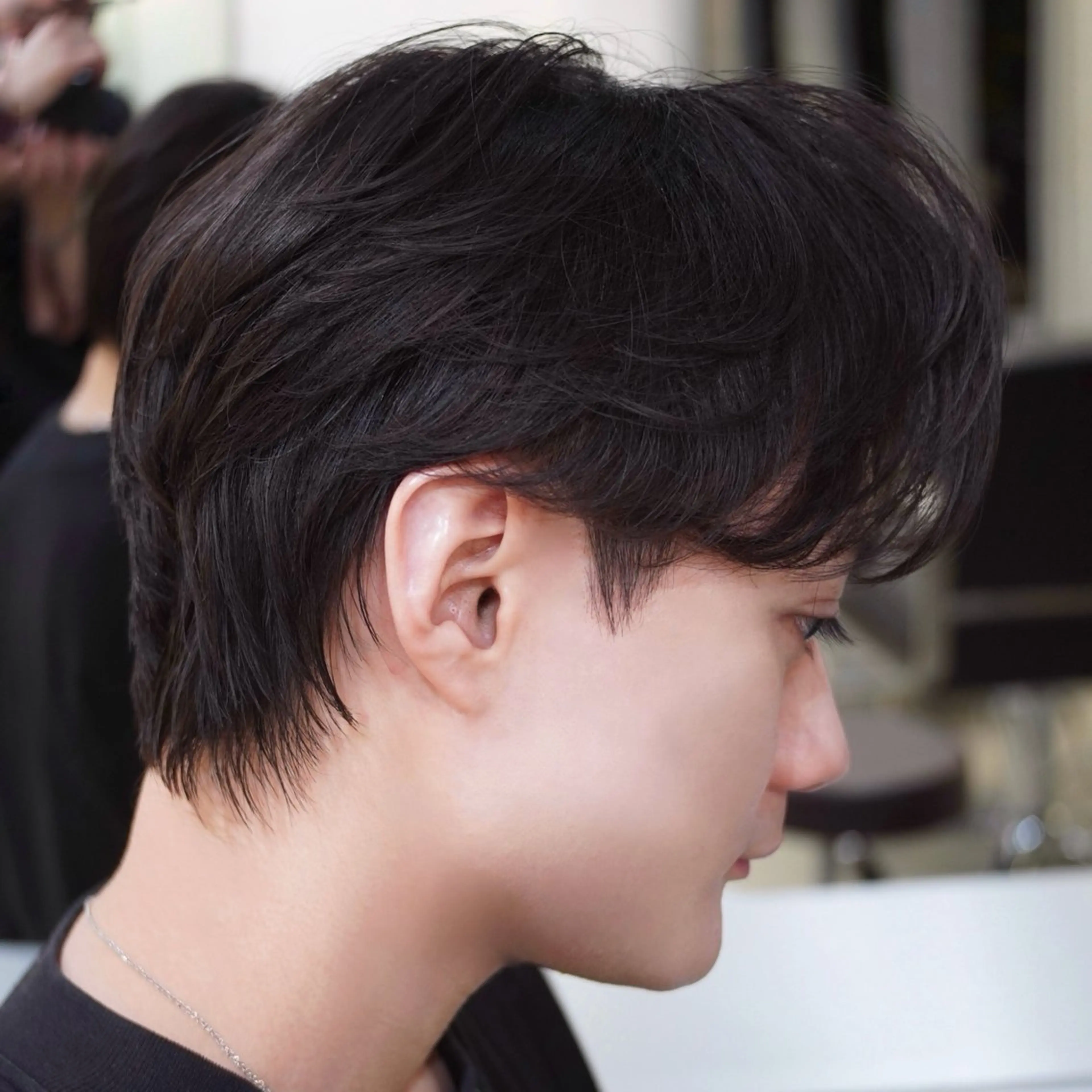 メンズ カット 毛流れヘア×眉 ワックス/RIKUのヘアスタイル