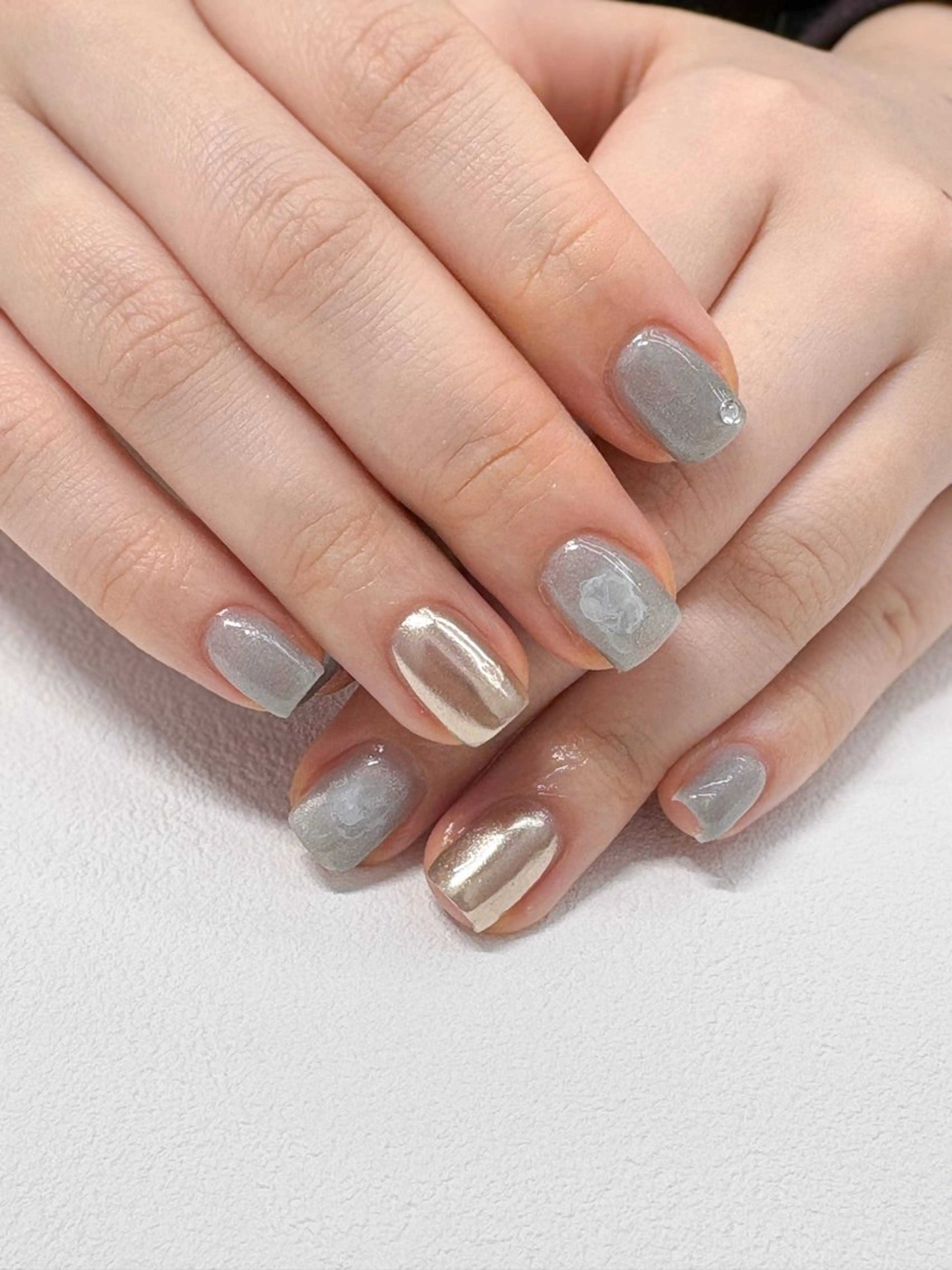 ネイル ミラーネイル moeko nailのネイルデザイン