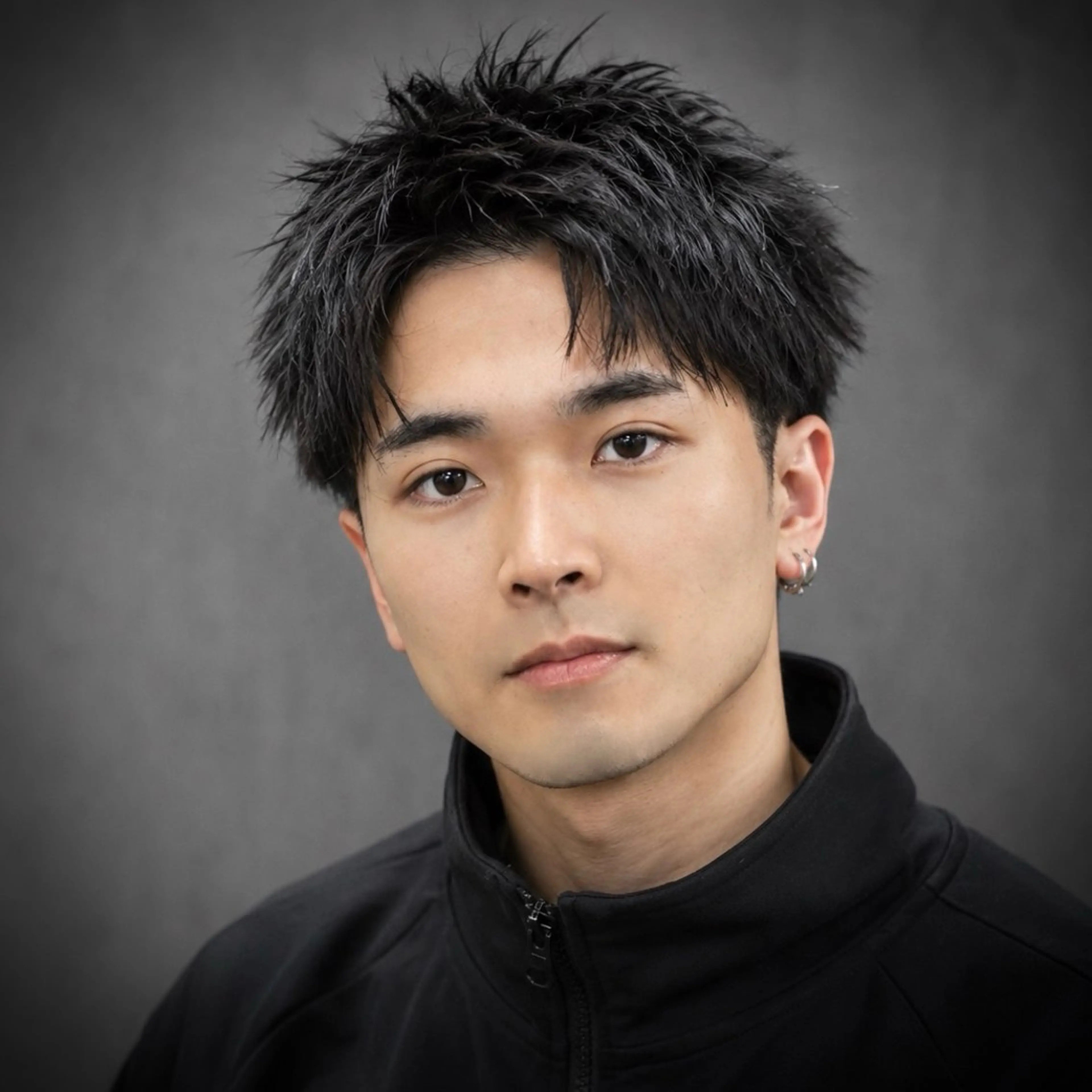 ショート メンズ カット ヘッドスパ ヘアセット スパイキーショート 心斎橋【戸兵吏駒】のヘアスタイル