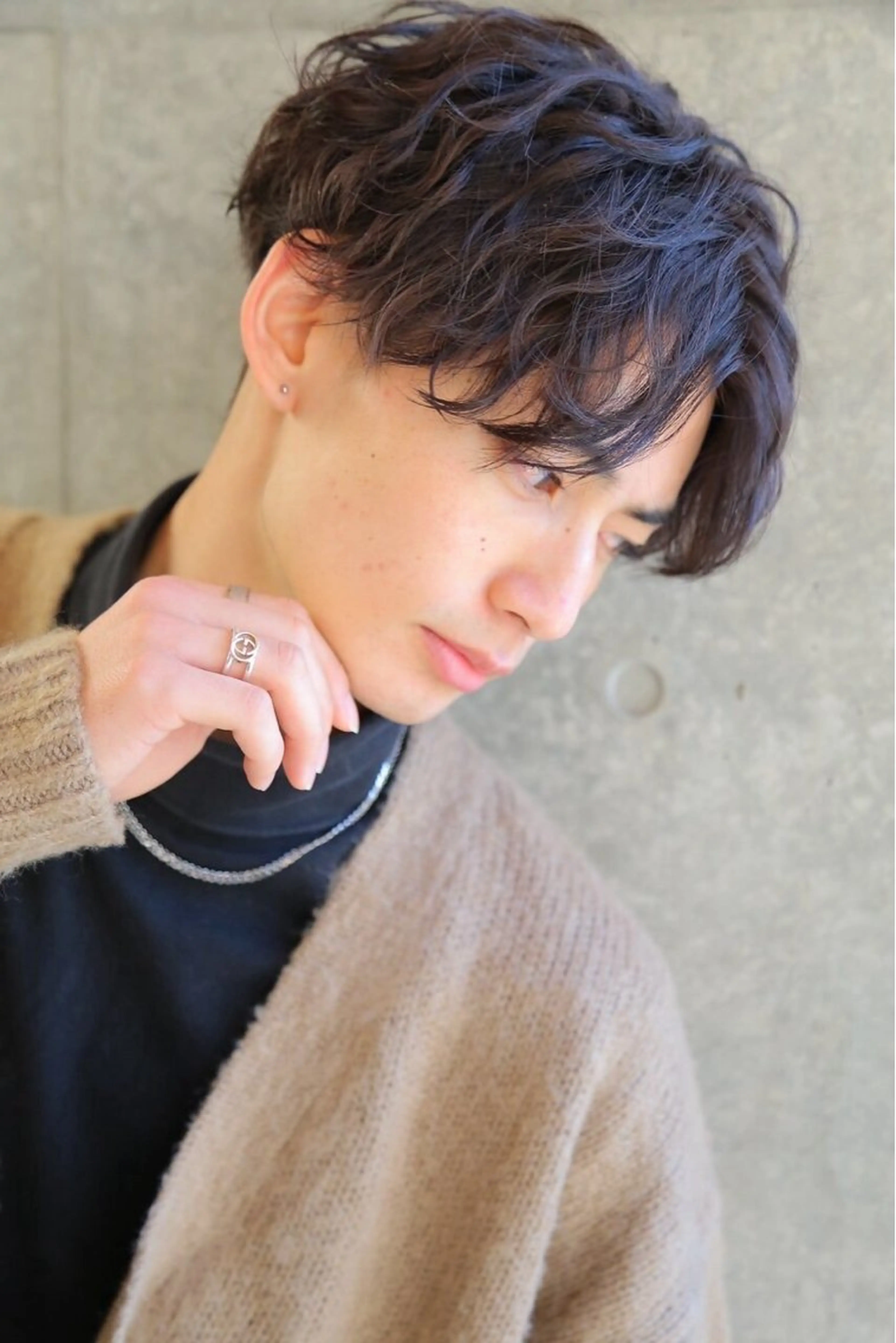 メンズ レディースパーマ モデル募集RIKOのヘアスタイル