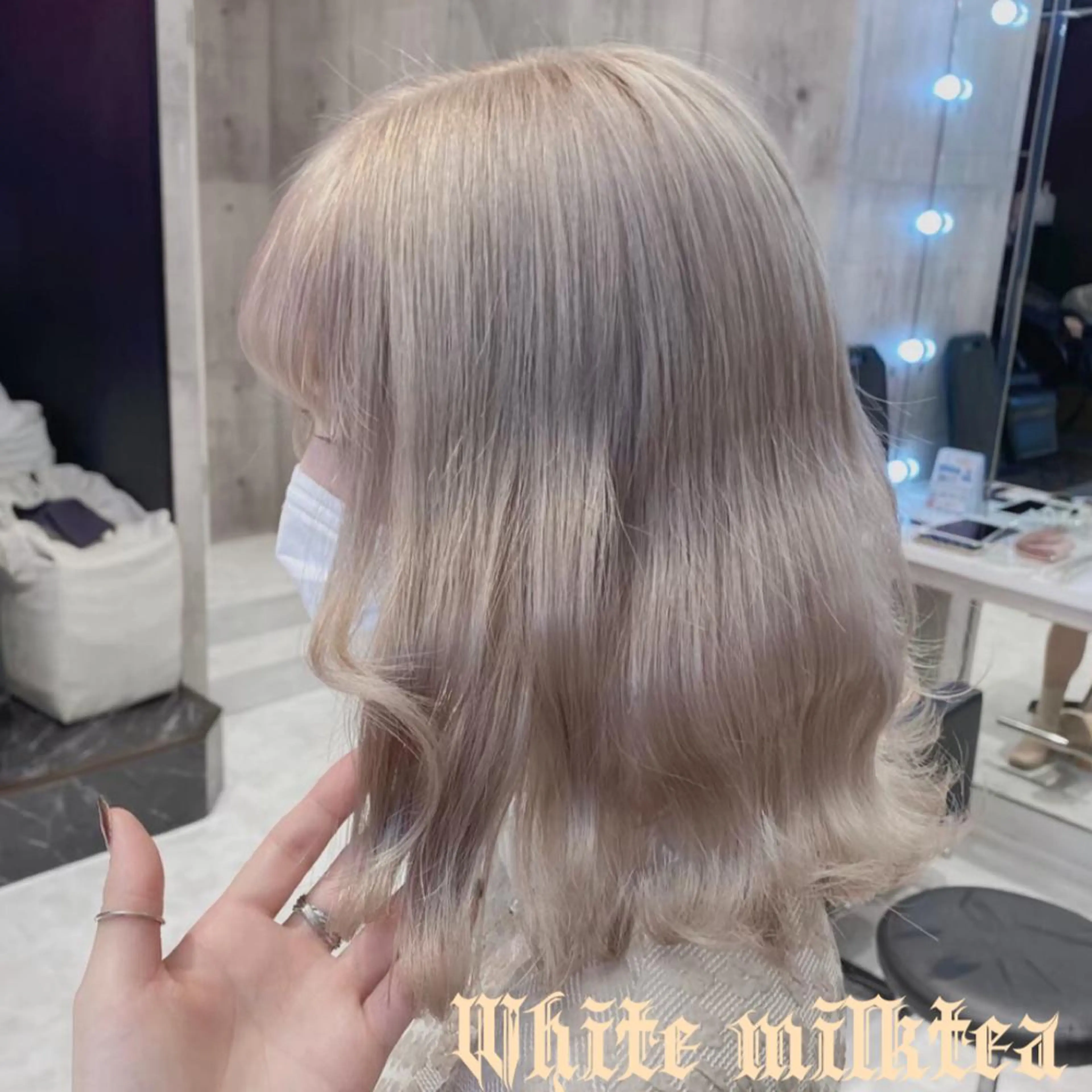 ロング カラー シールエクステ アクアカラー ブリーチ ケアブリーチ ダブルカラー メンズ特化🔥 渡邉愛斗のヘアスタイル