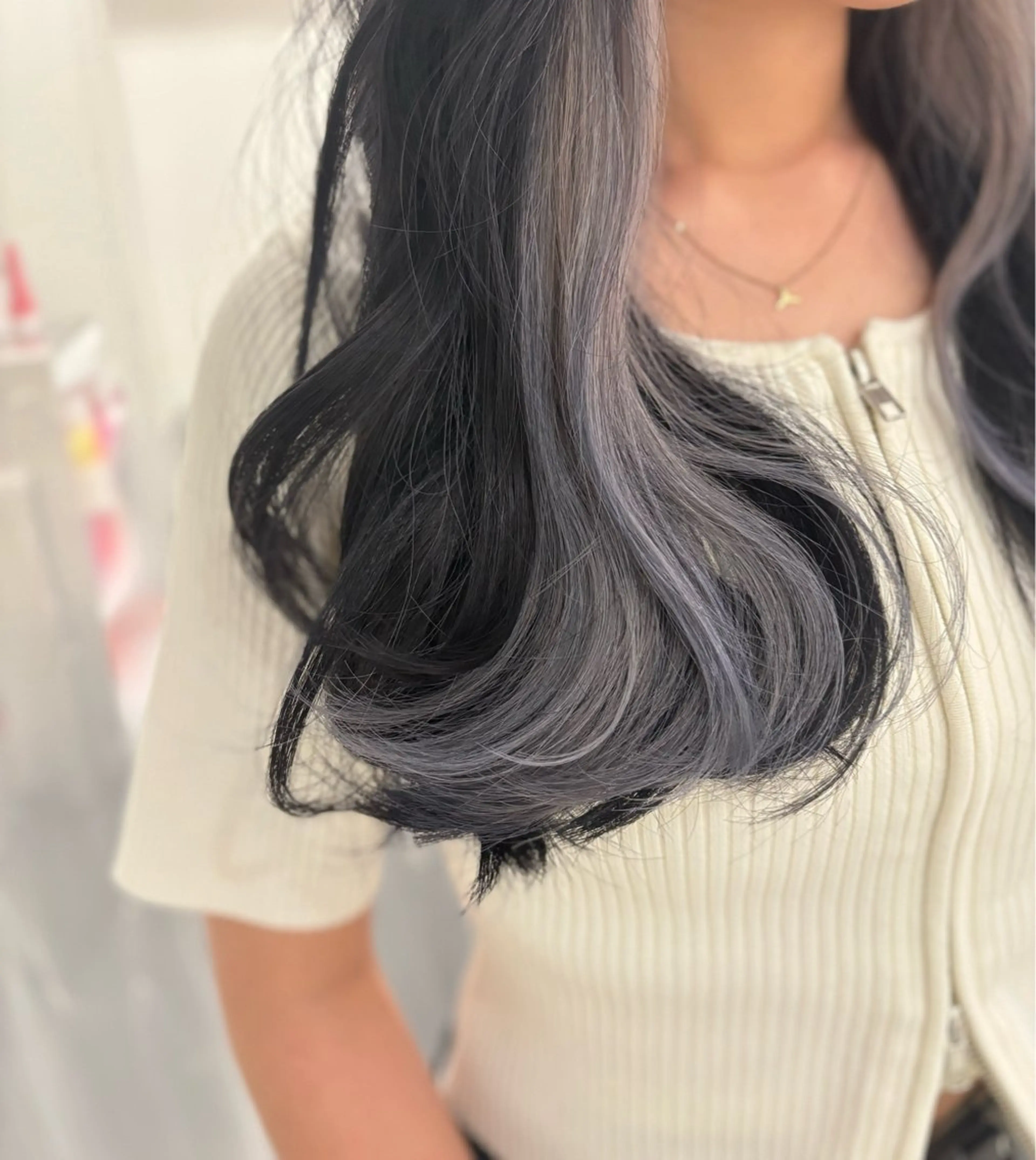 ロング カラー ヘアカラー トリートメント GaKu/ハイトーン /ブリーチ/レイヤーのヘアスタイル