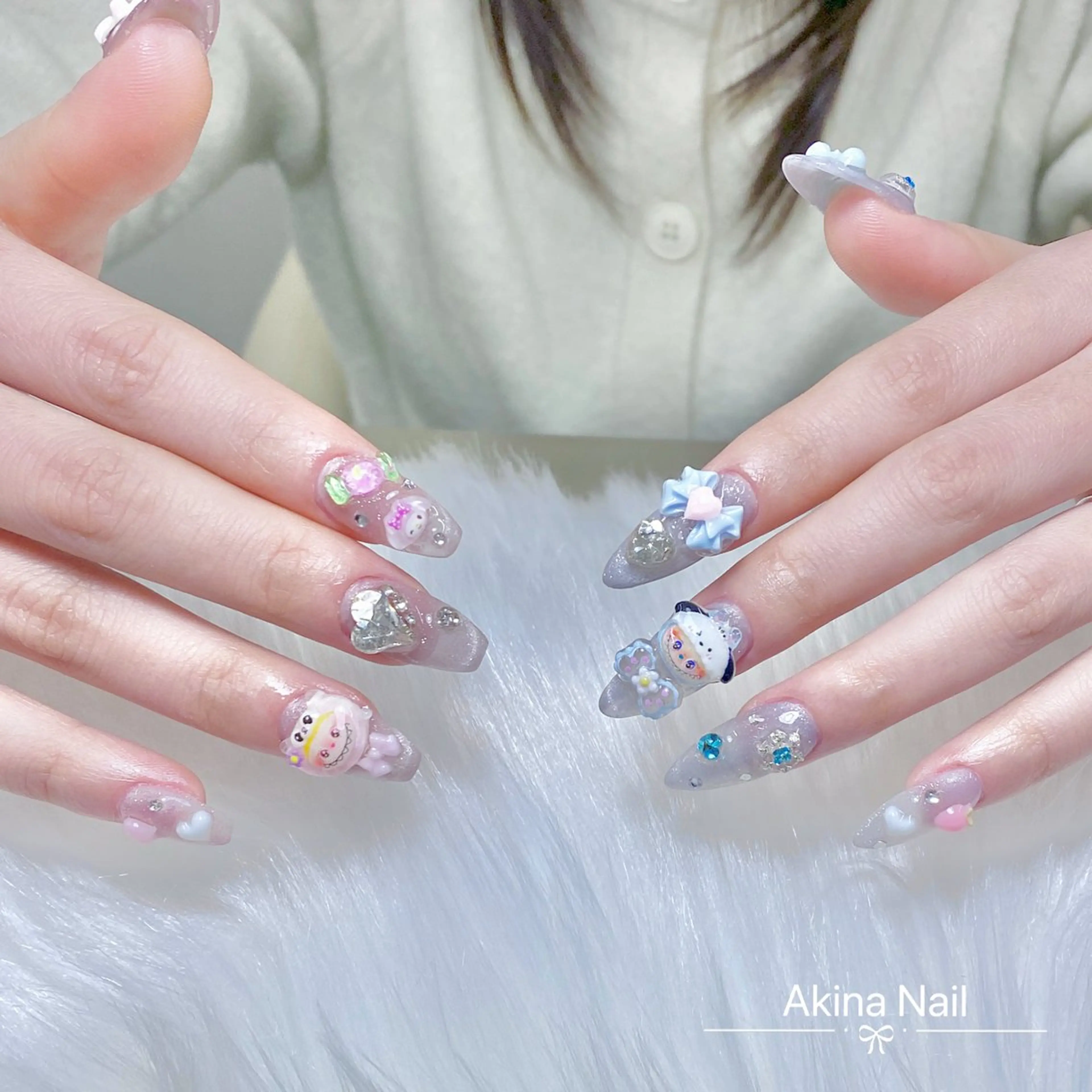 ネイル ハンドネイル Akina Nail🎀✨のネイルデザイン