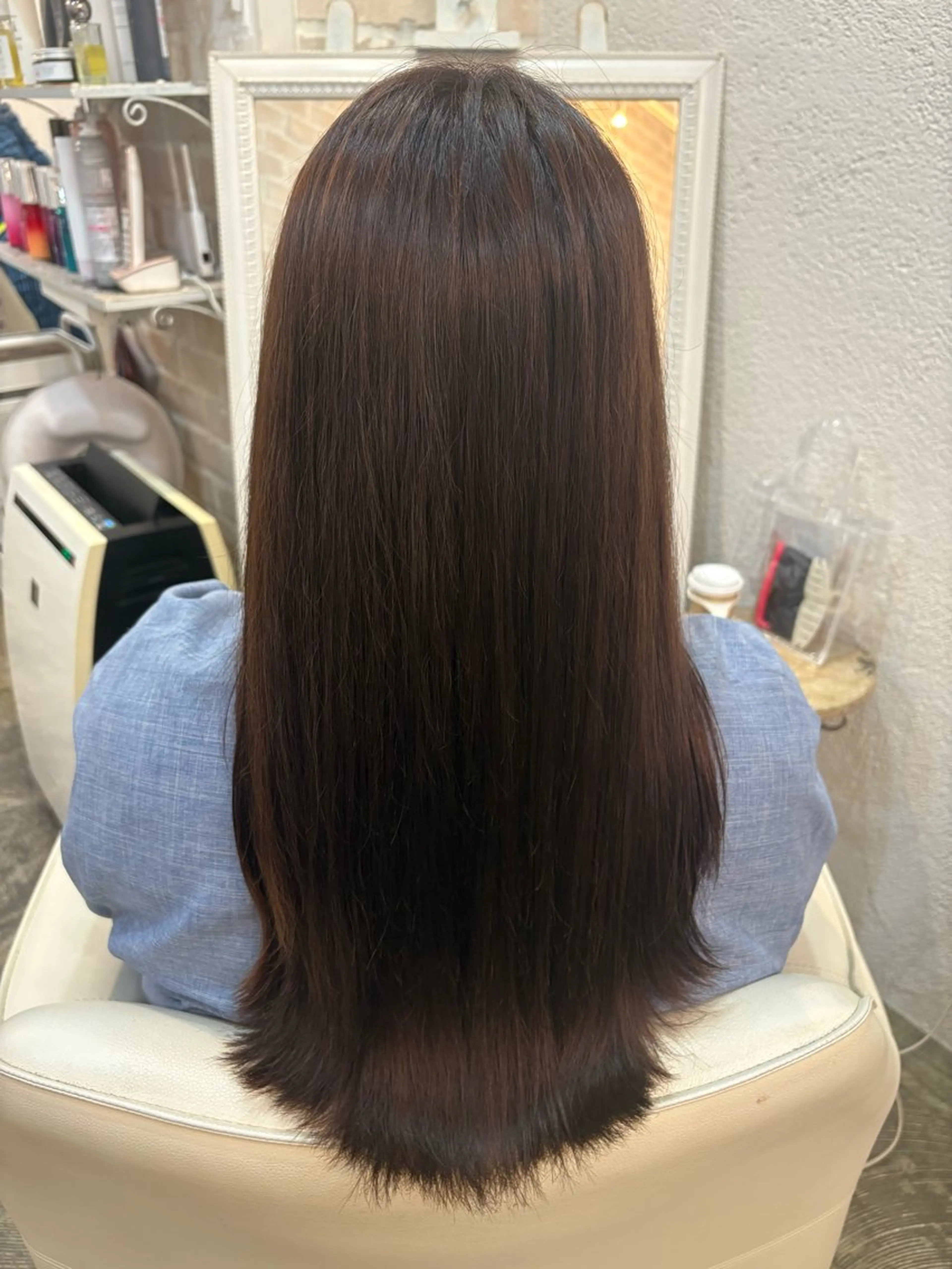 ロング カラー ベージュカラー ブラウンカラー フォギーベージュ ピンクカラー 木津奈保子💚 ✨髪質改善のヘアスタイル