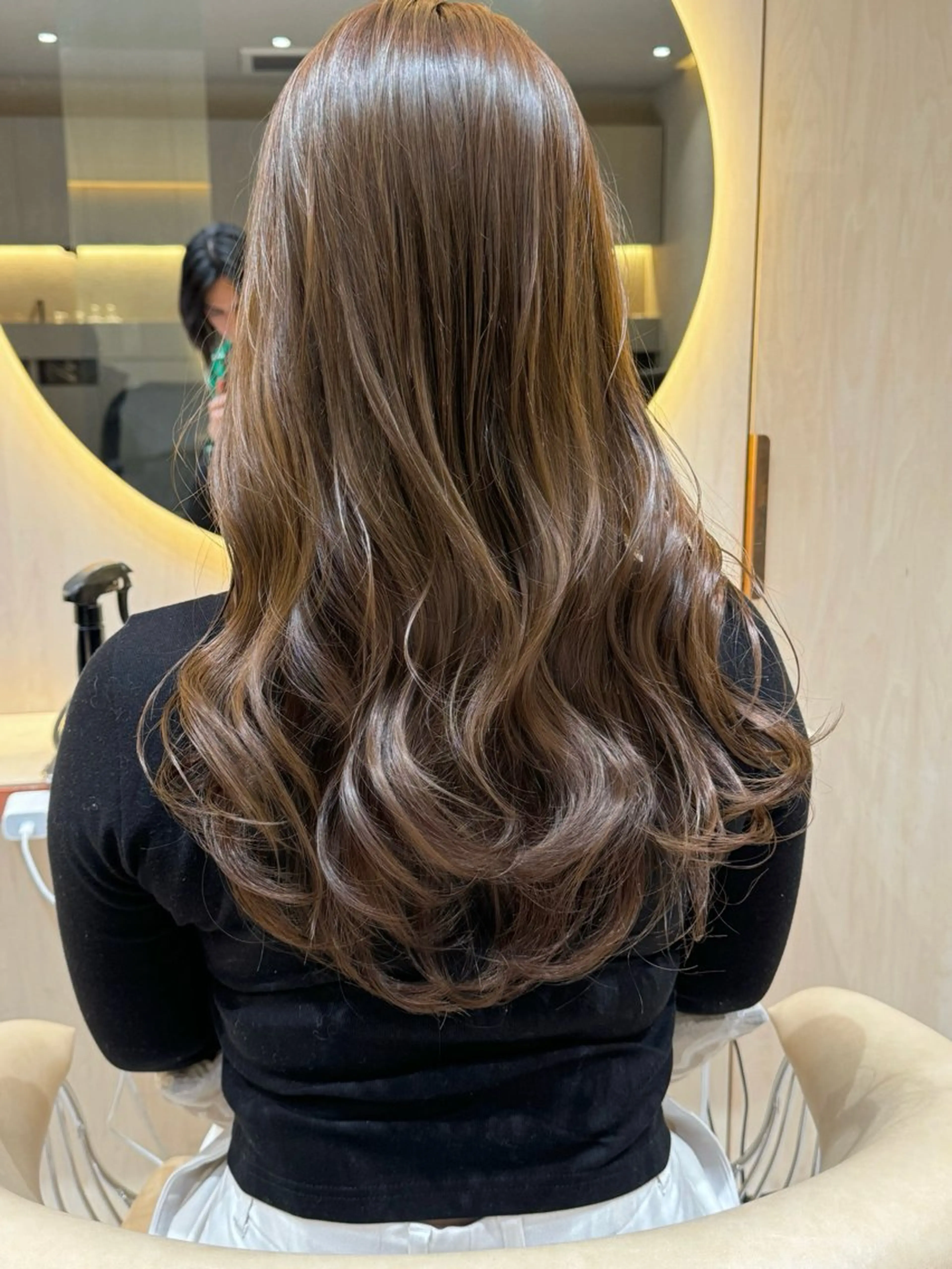 セミロング ヘアカラー 🩵縮毛矯正・ボブ 岩原朋也🩵のヘアスタイル