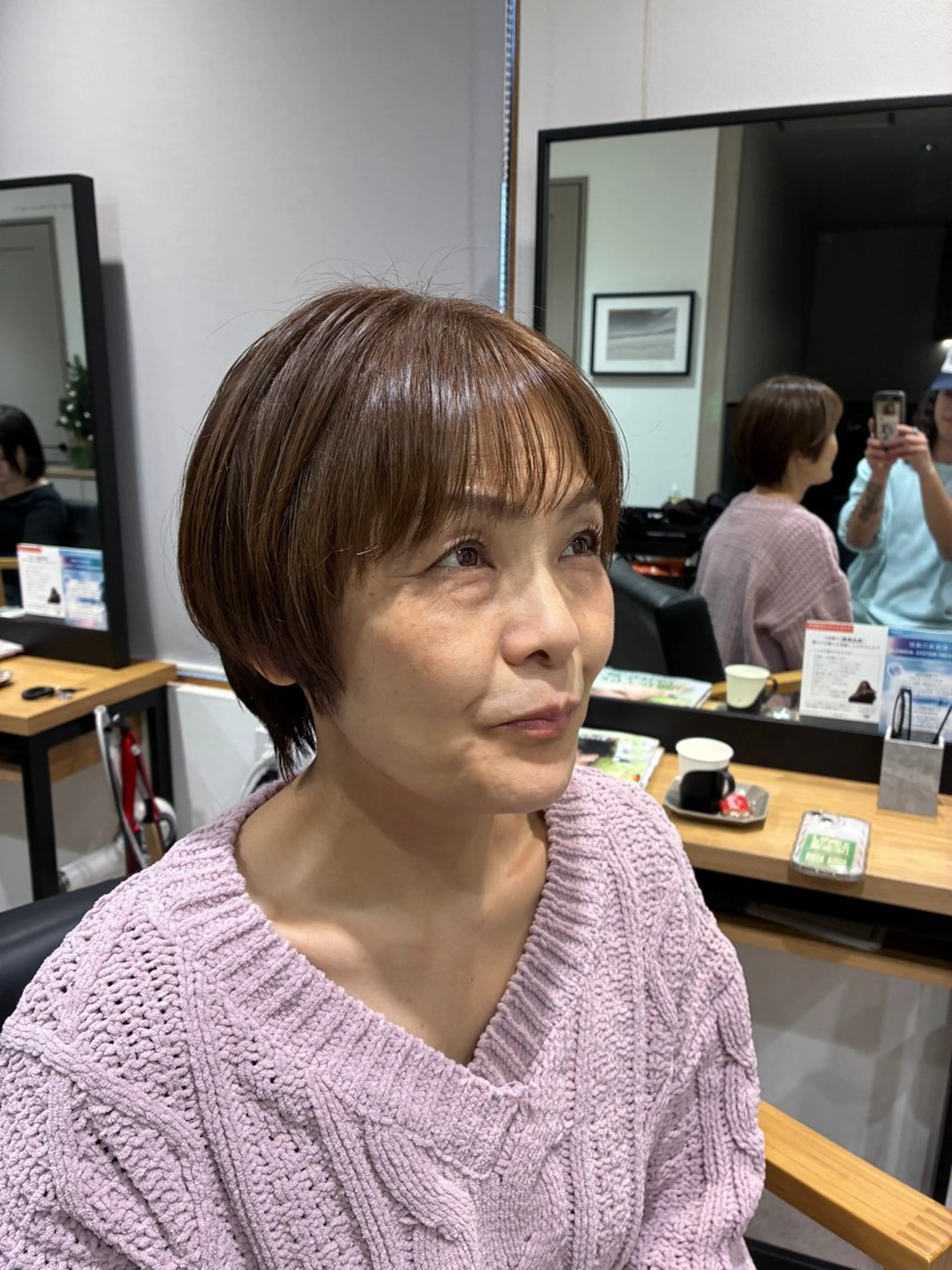 ショート 髪質改善 ショートヘア トリートメント FJ Kaminokeのヘアスタイル