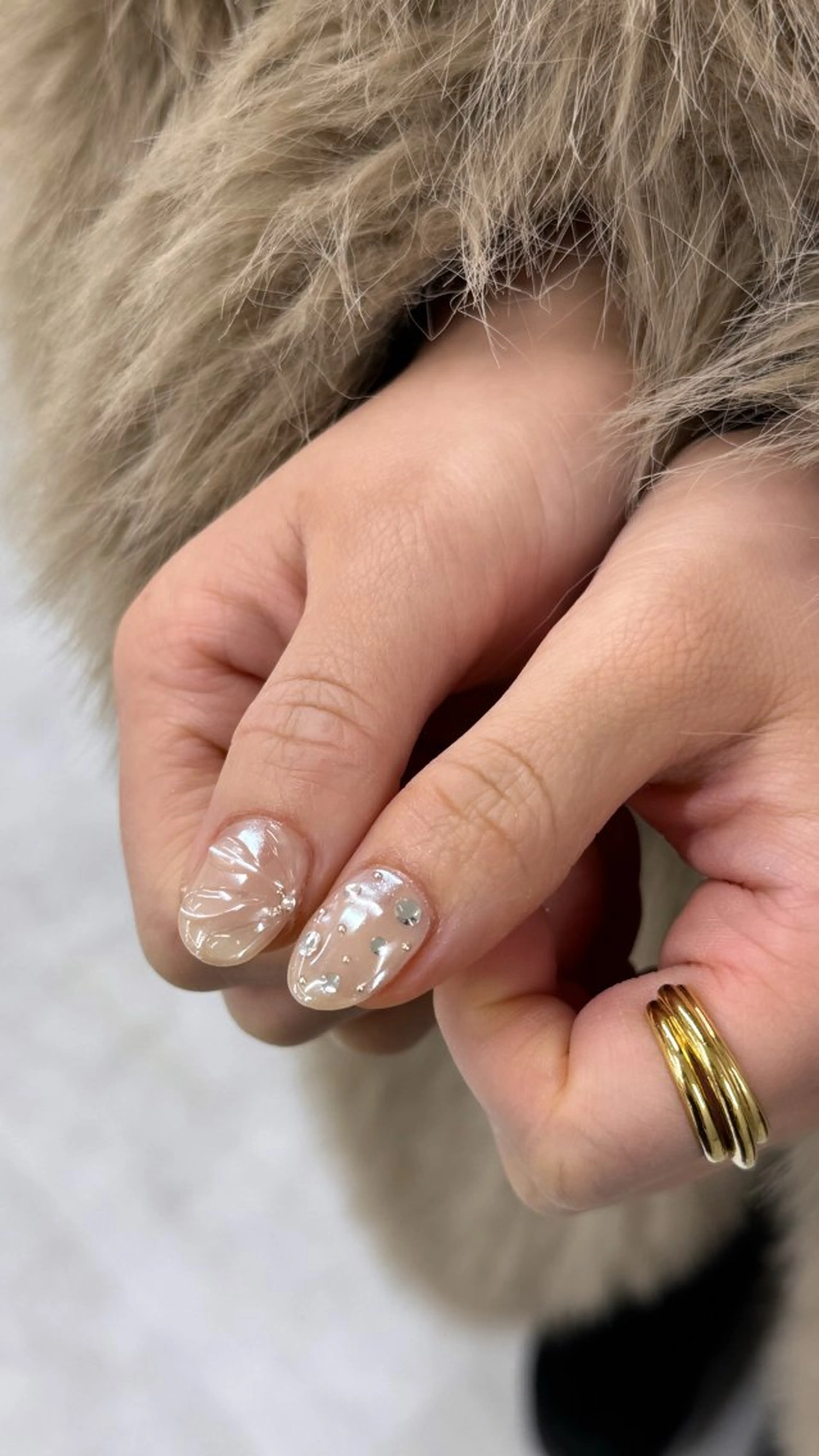 ネイル キラキラネイル ぷっくりネイル Ihoji Hotaruのネイルデザイン