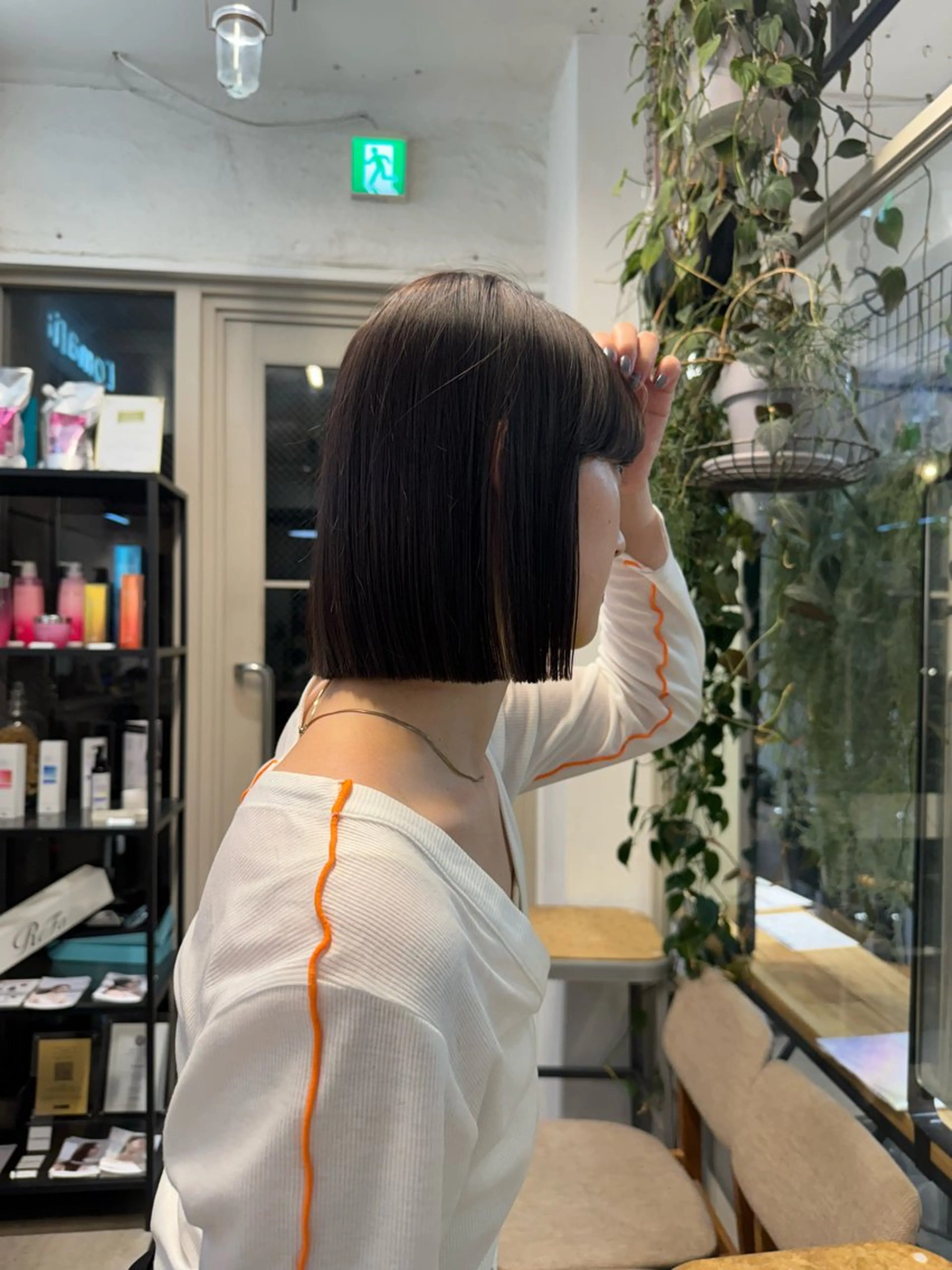 ミディアム カラー ブリーチ 透明感カラー レイヤーカット カット ヘアカラー トリートメント Lomalia 🤍🫧/makoのヘアスタイル