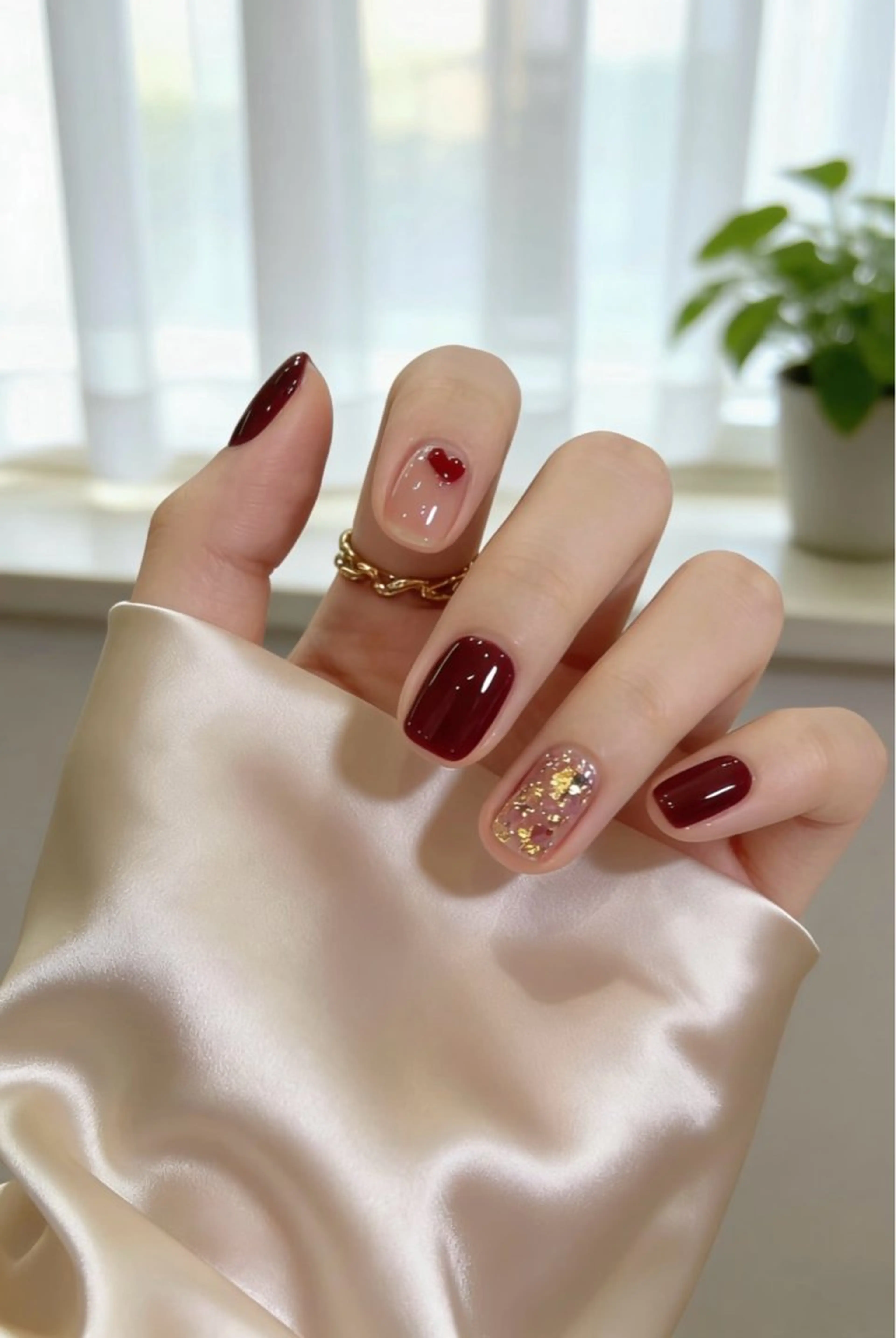 ネイル ハンドネイル H3 Nail Tsuki🦋💙のネイルデザイン