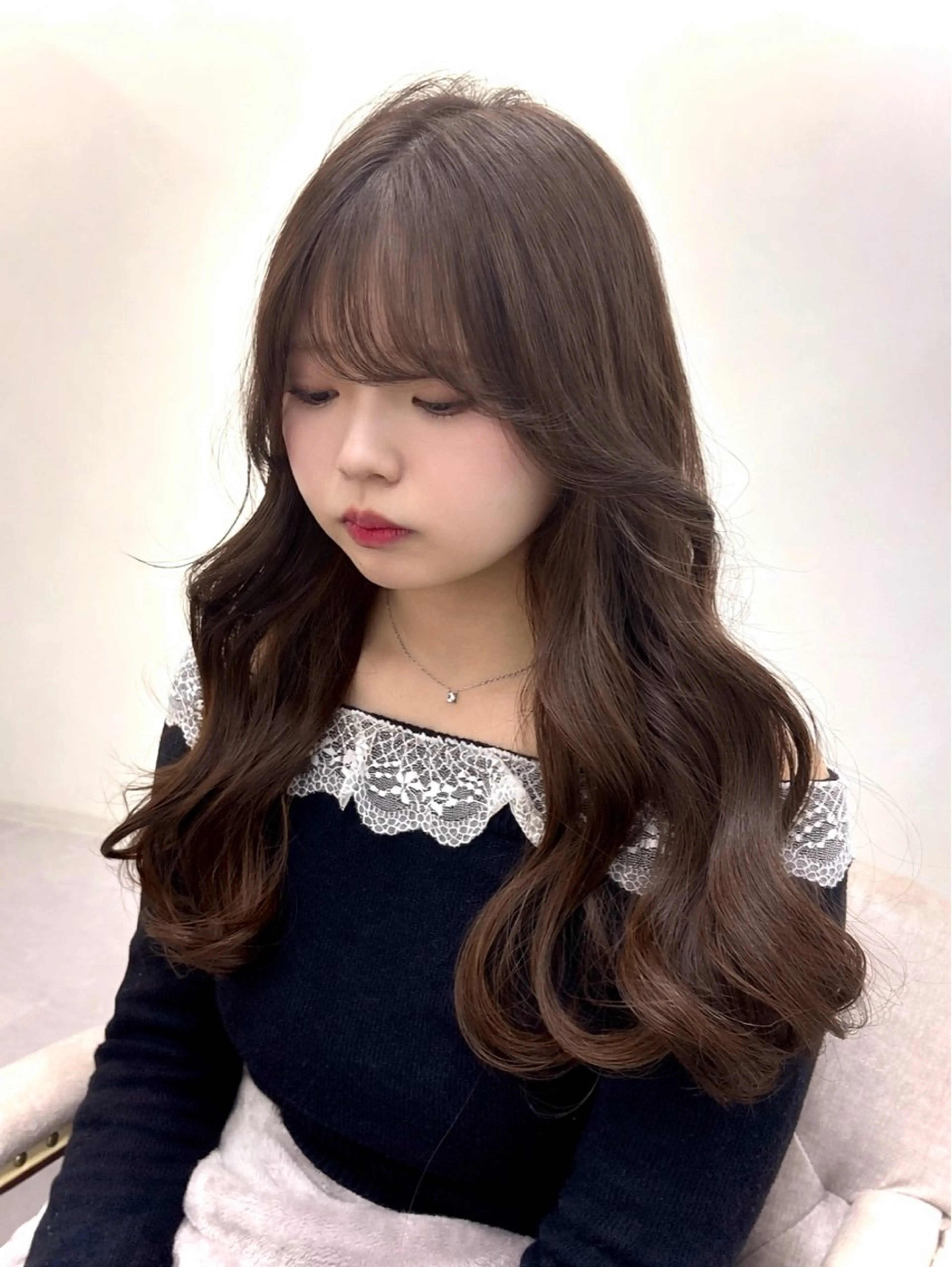 カラー ミディアムレイヤー/ 艶カラーNorikaのヘアスタイル