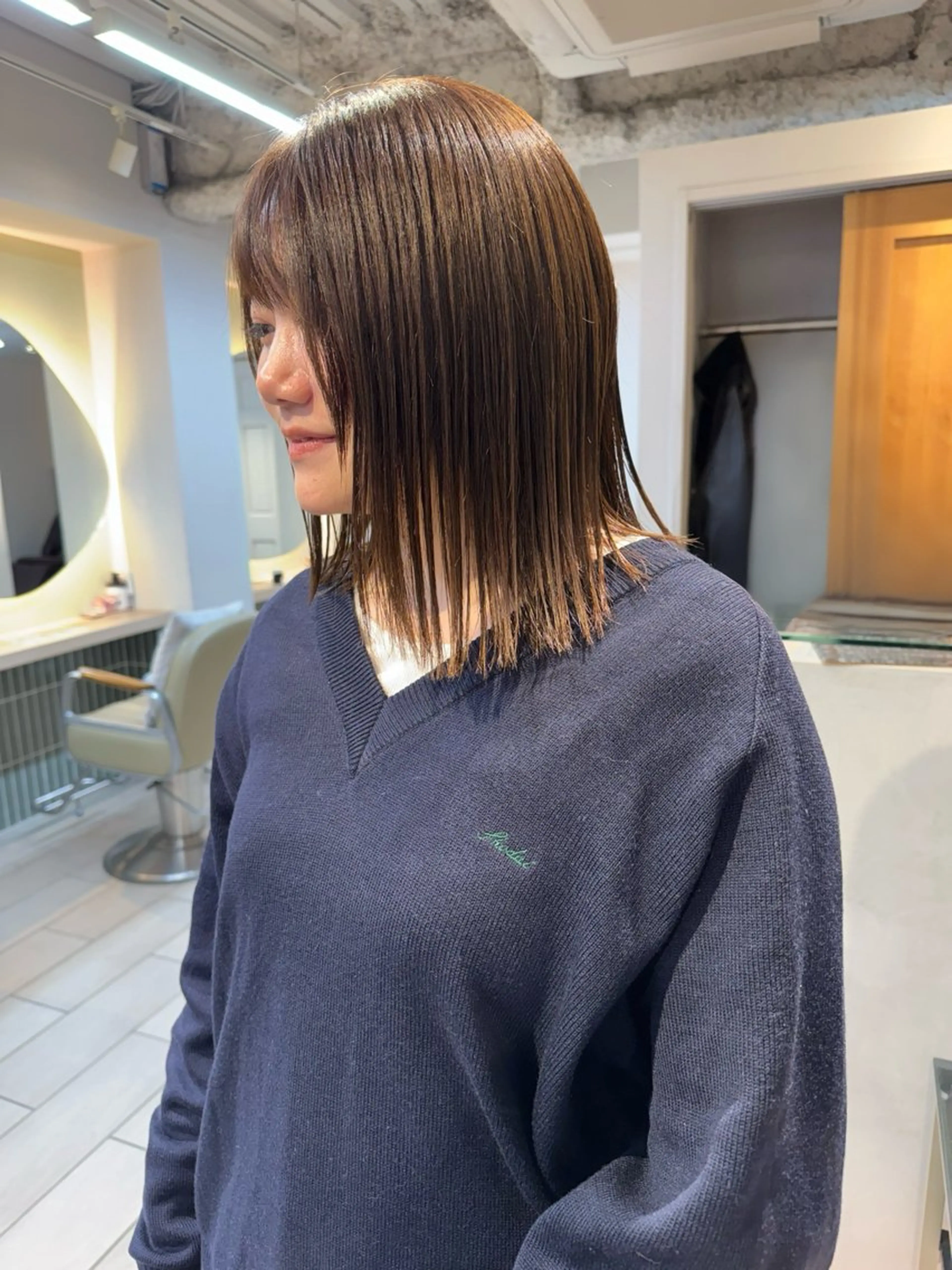 ミディアム カラー ベージュカラー 透明感カラー 韓国風カラー ラベンダーカラー ラベンダーピンク ヘアカラー Lian Tokyo所属・樋口 将輝のヘアスタイル