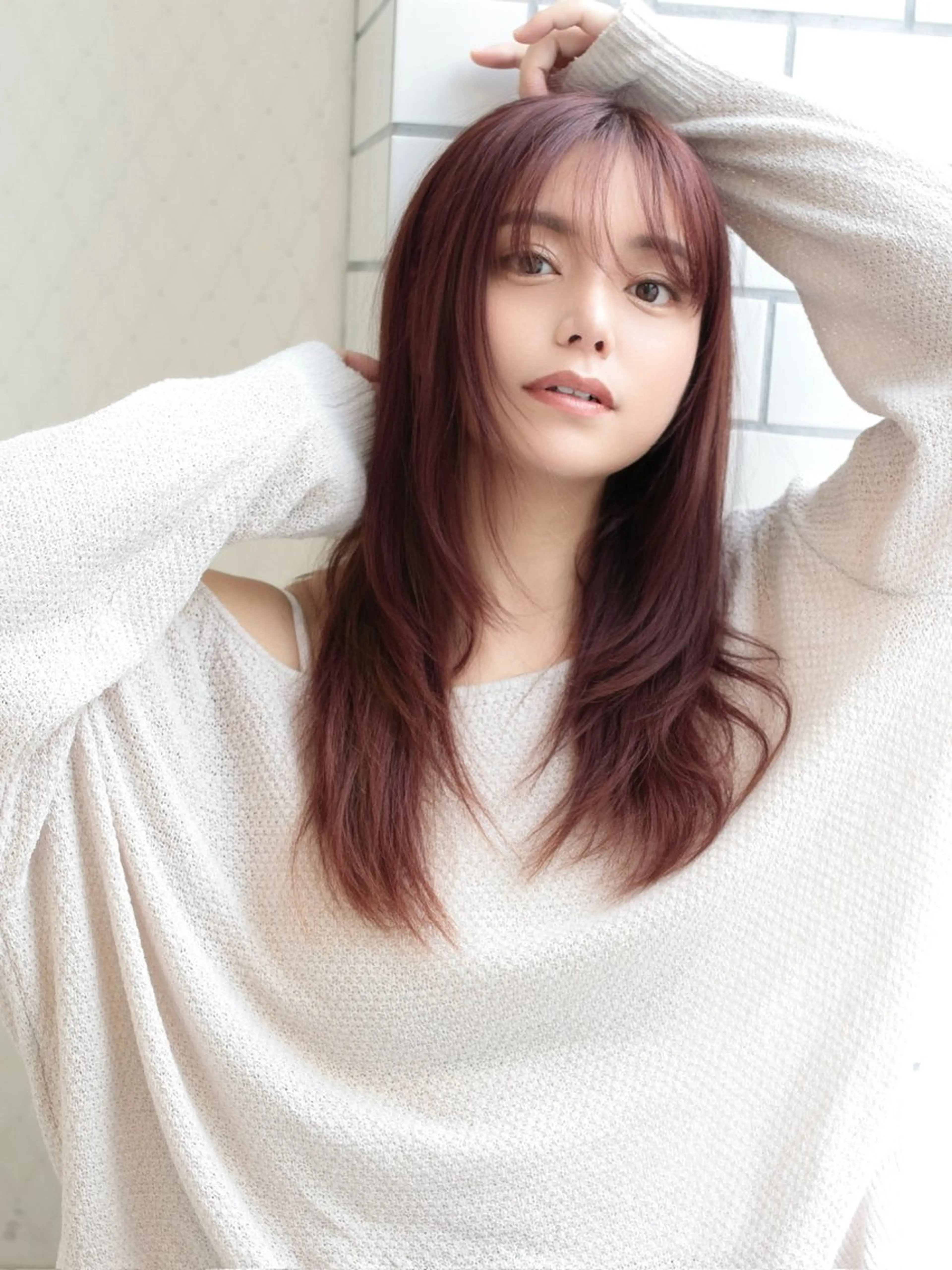 ロング 小顔カット/レイヤー 【WiLL】加藤のヘアスタイル