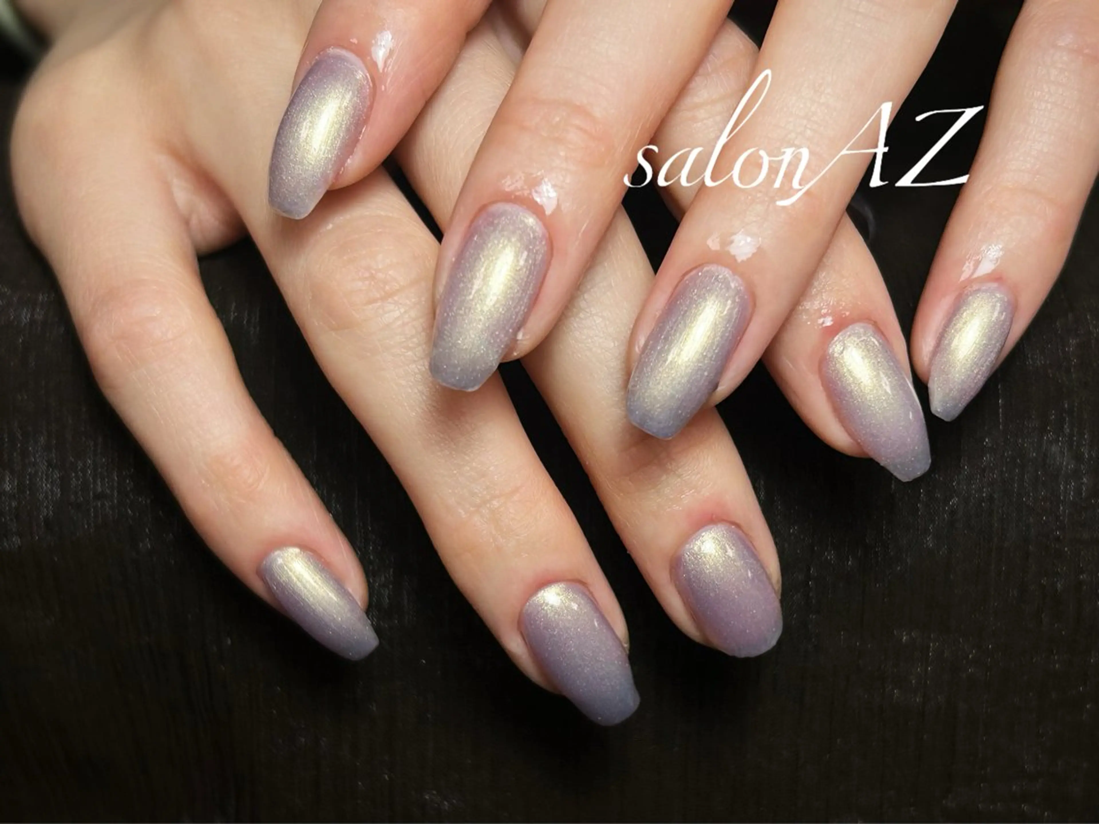 ネイル アートネイル フットネイル フレンチネイル マグネットネイル 持ち込み ハンドネイル salonAZ Miaのネイルデザイン