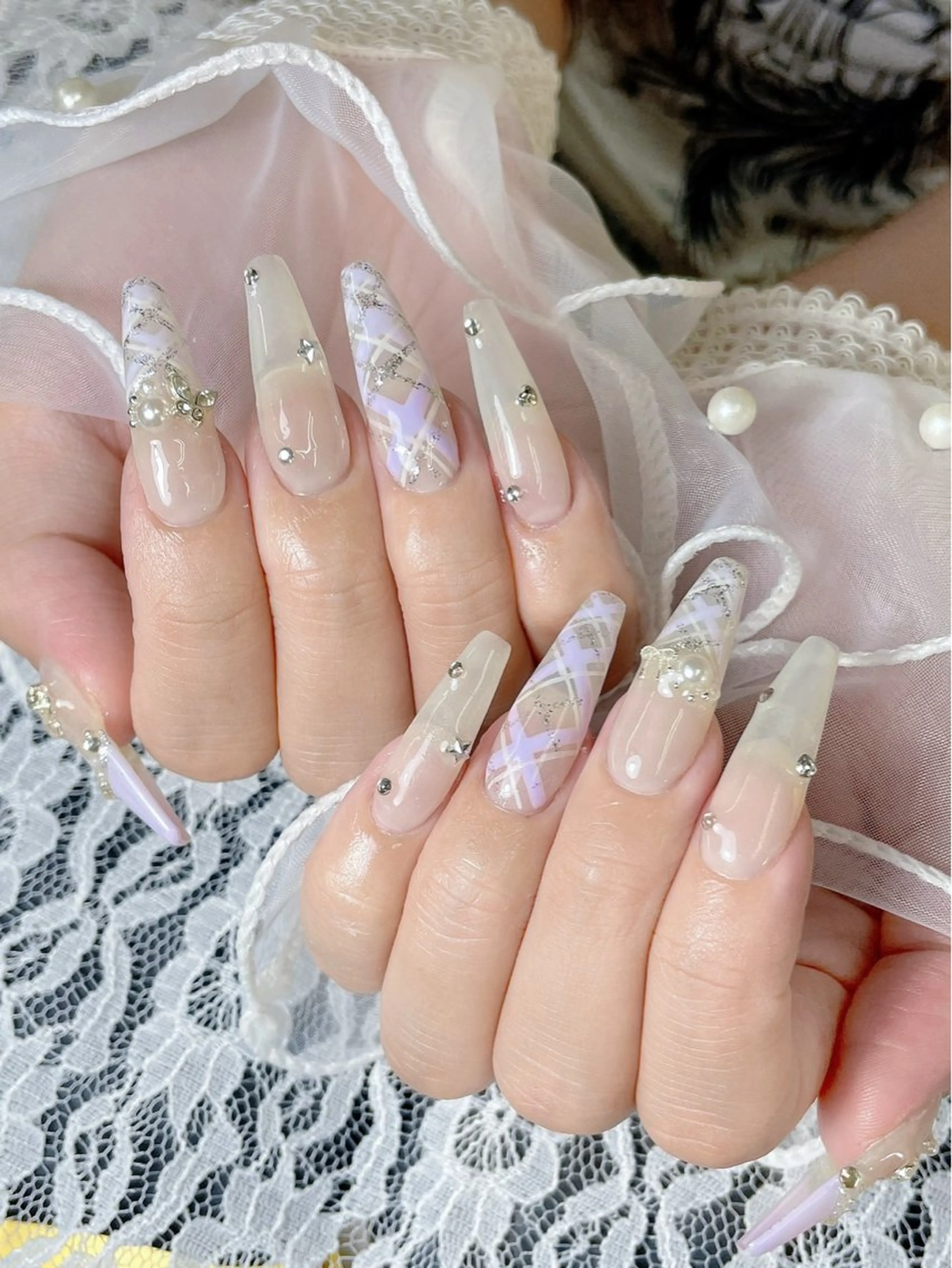 ネイル チークネイル 桜ネイル フットネイル ジェルネイル ハロウィン XIINH NAIL SALONのネイルデザイン
