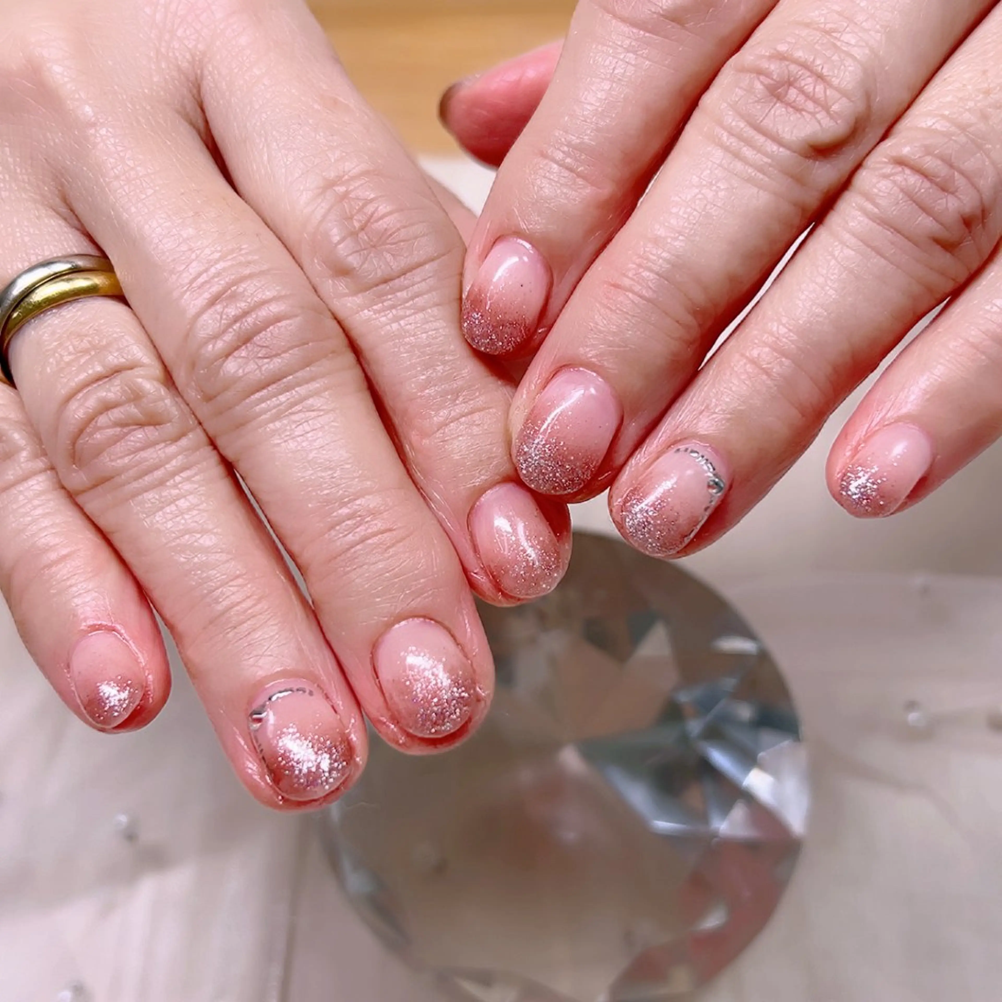 ネイル キラキラネイル マグネットネイル ハンドネイル Cute Tips nailのネイルデザイン