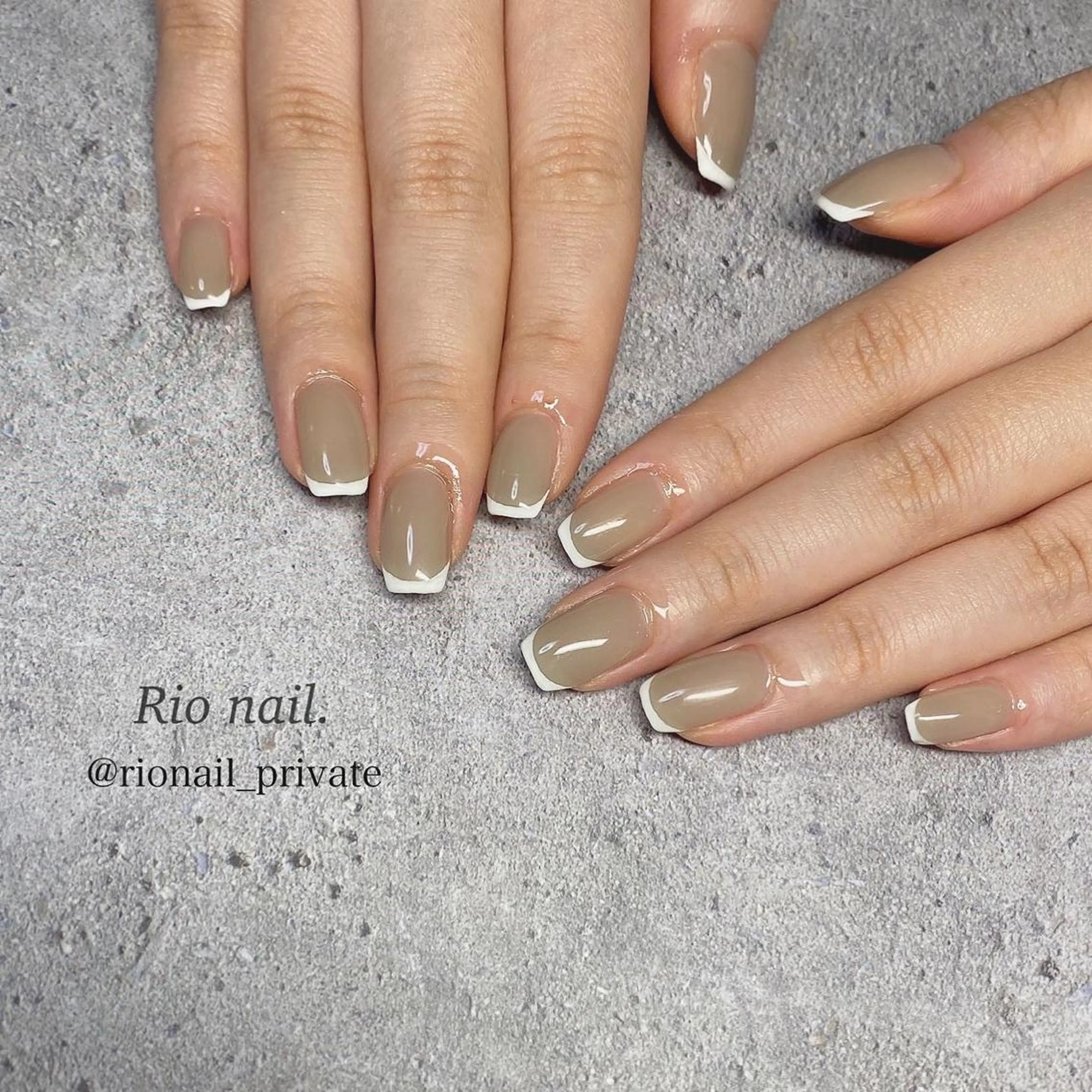 ネイル フレンチネイル nailsalon linneのネイルデザイン