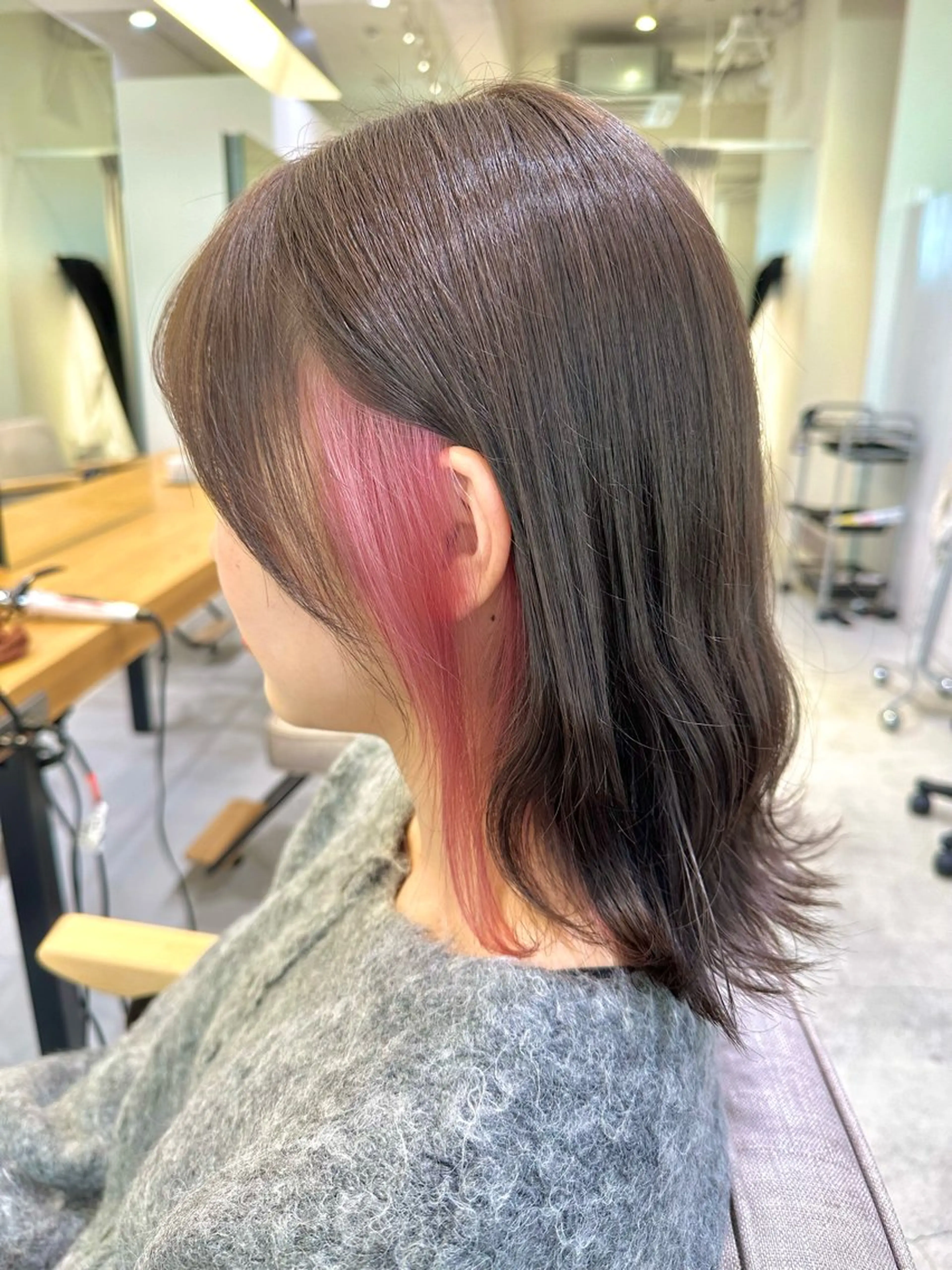 ショート カット ヘアカラー トリートメント 上野湧太 髪質改善/艶カラーのヘアスタイル